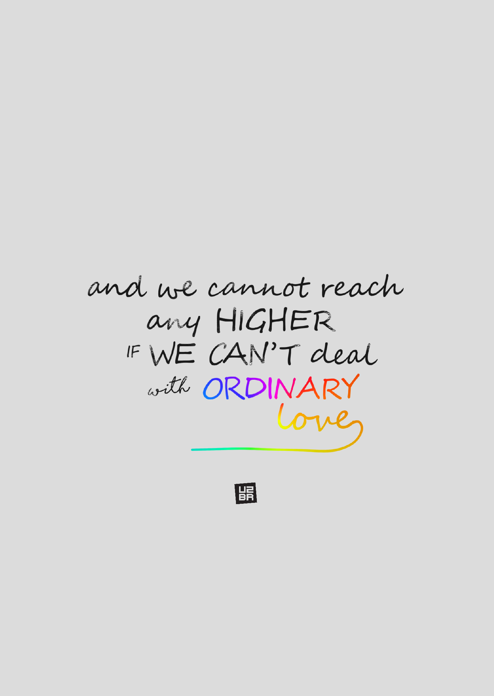 Nome do produto  Pôster U2 - Ordinary Love