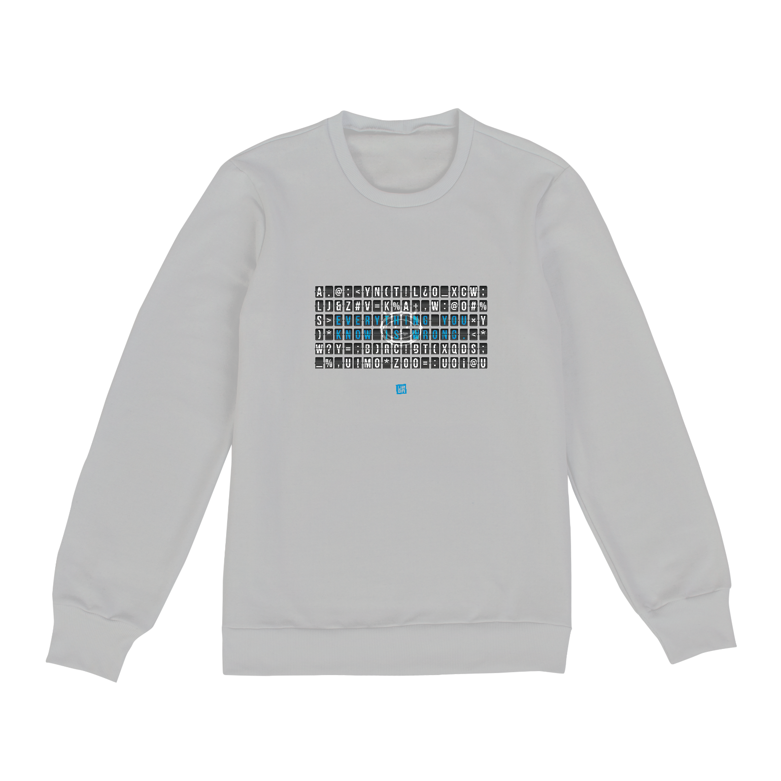 Nome do produto  Moletom U2 - Everything You Know Is Wrong