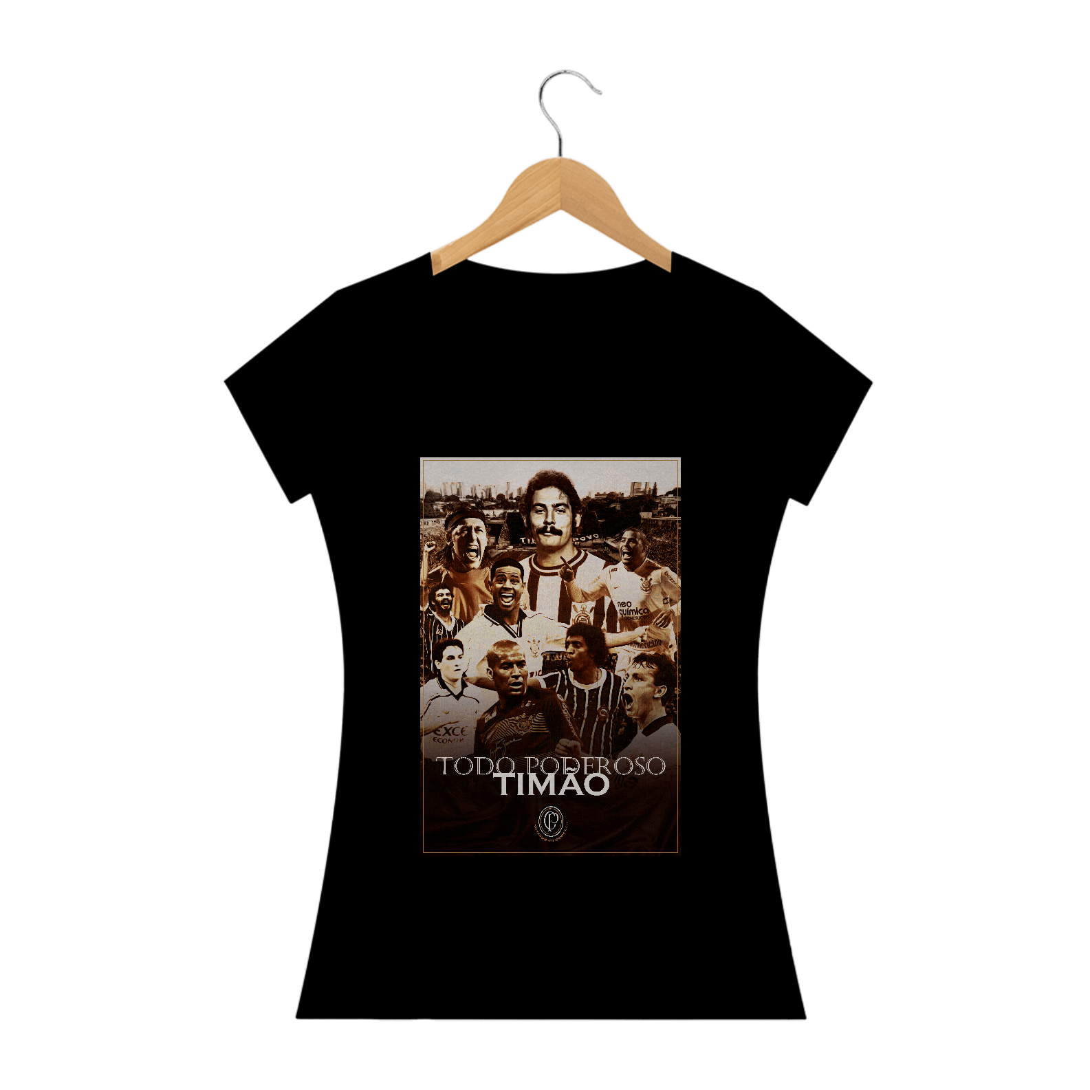 Nome do produto  Poderoso Timão Baby Long | Índio Design