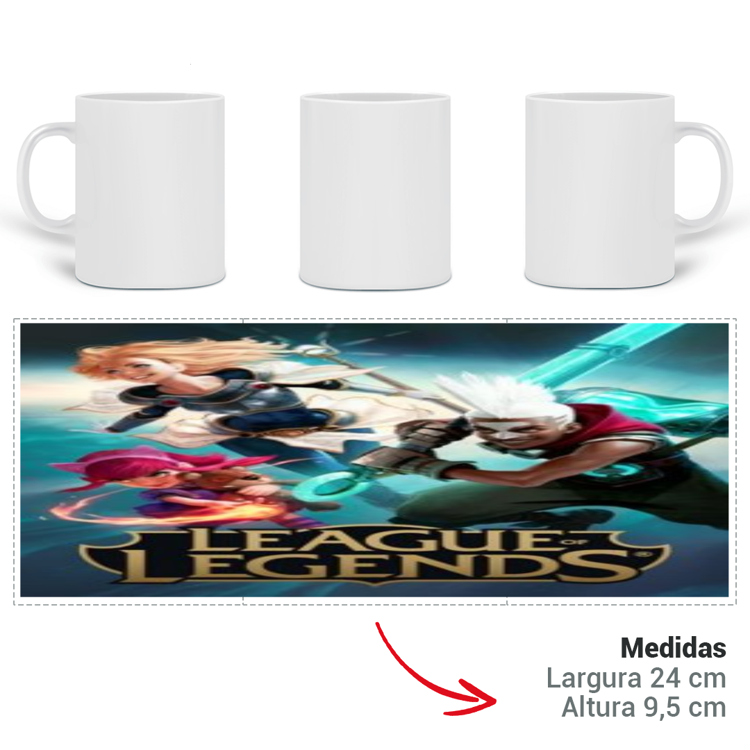 Nome do produto  Caneca League Of Legends