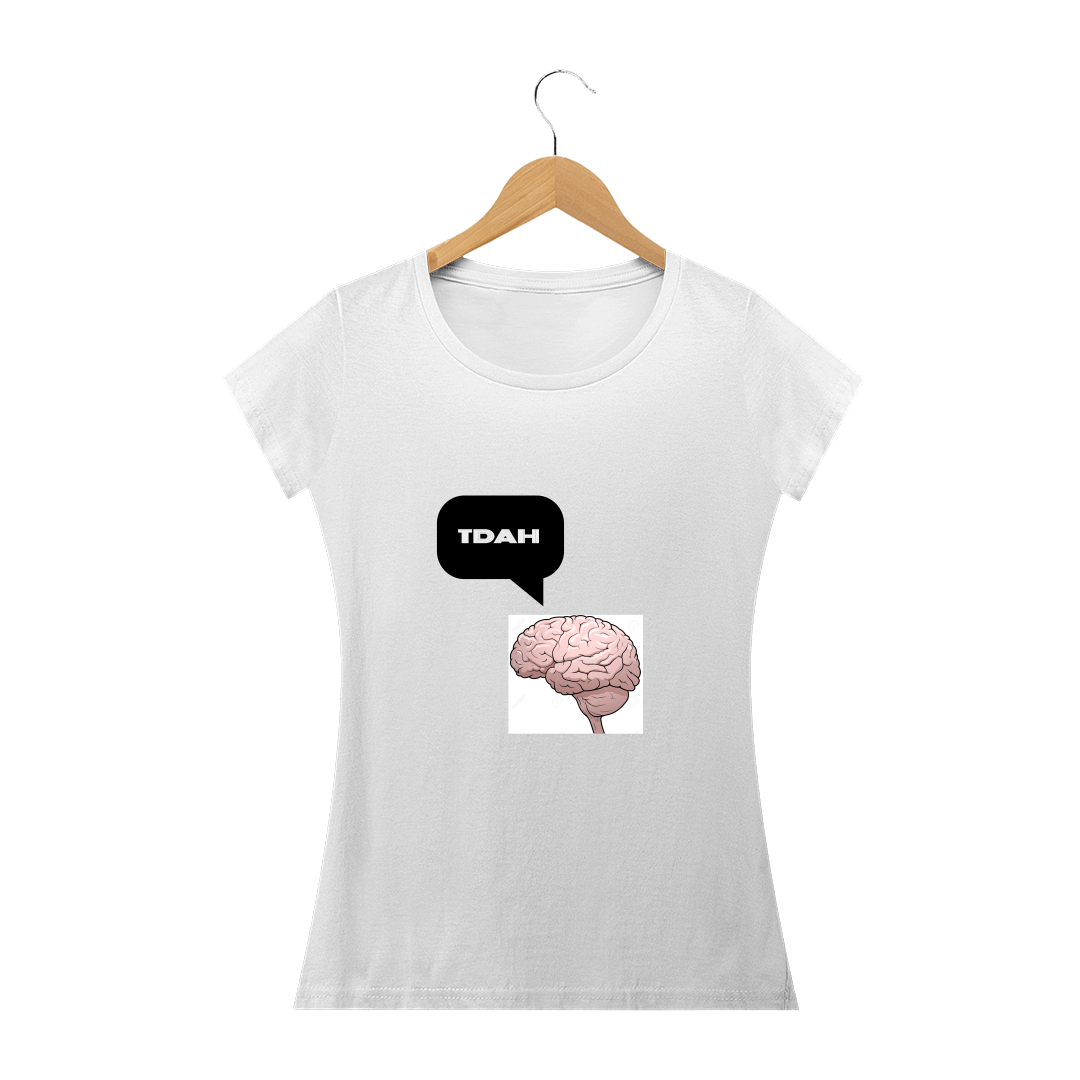 Nome do produto  CAMISETA TDAH CÉREBRO