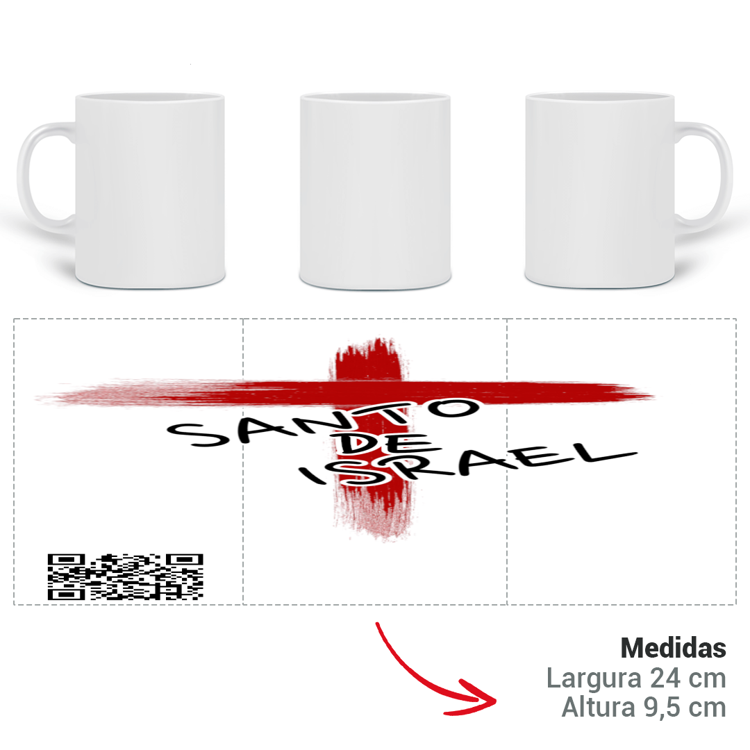 Nome do produto  Caneca - Santo de Israel