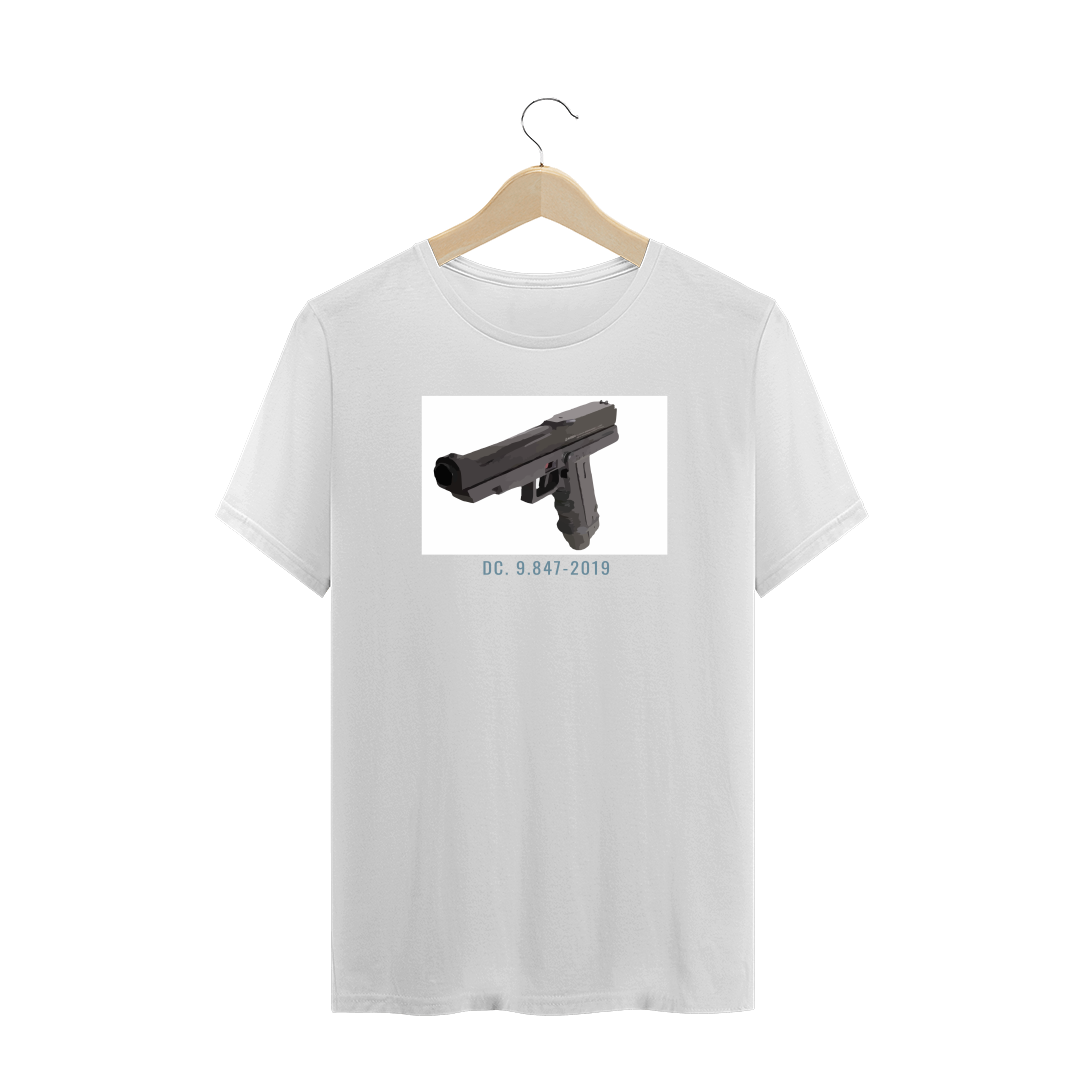Nome do produto  T-SHIRT PISTOLA
