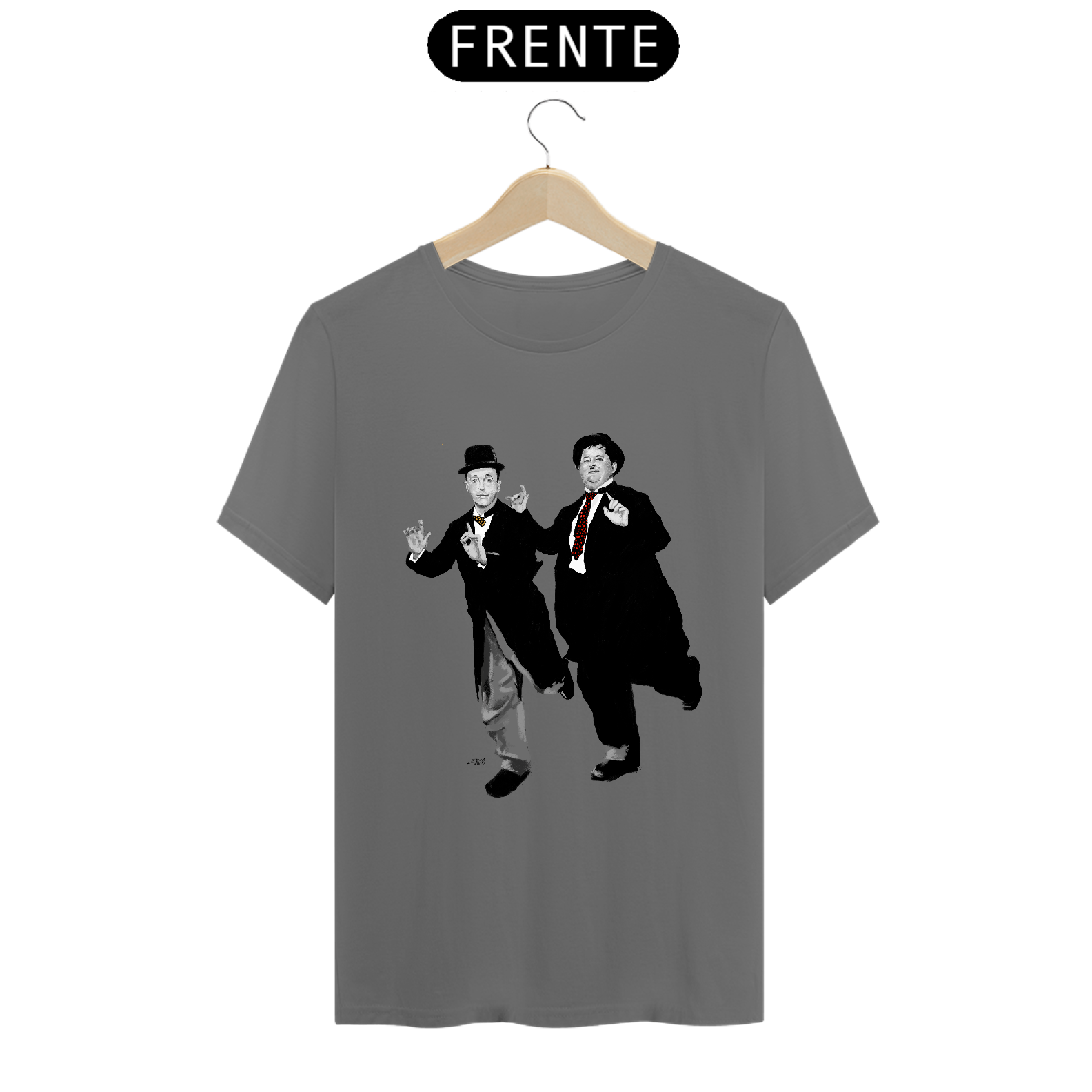 O Gordo e o Magro estonada masculina