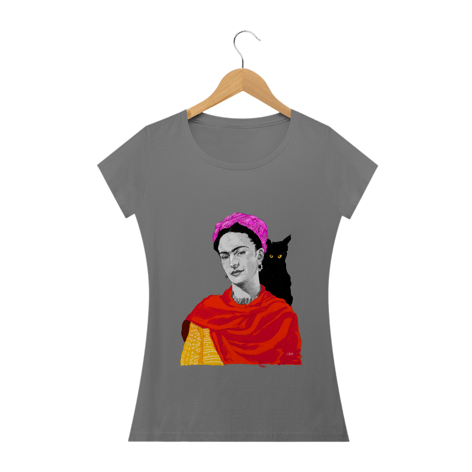 Frida e o gato estonada feminino