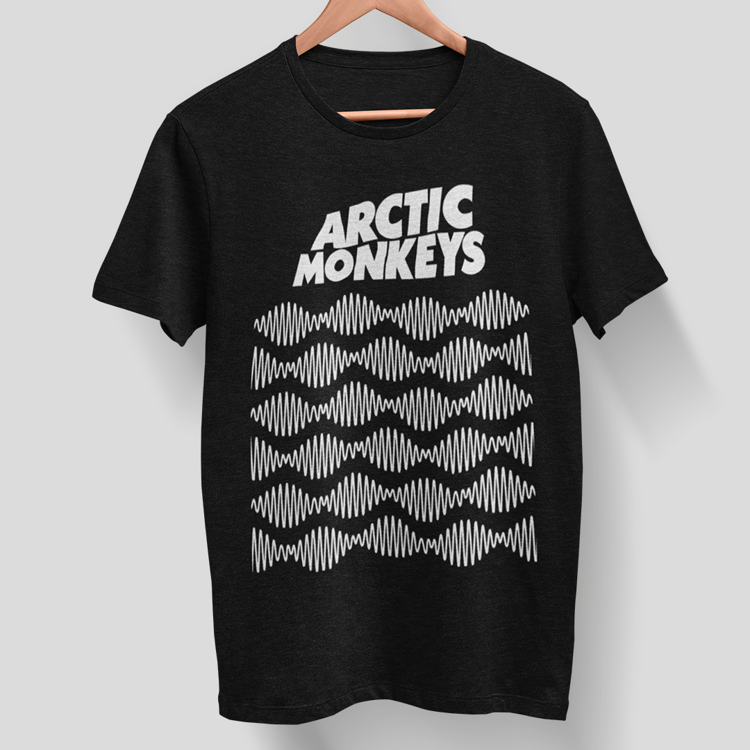 Camiseta Arctic Monkeys Waves - Algodão 100% Unissex | Retrolhama