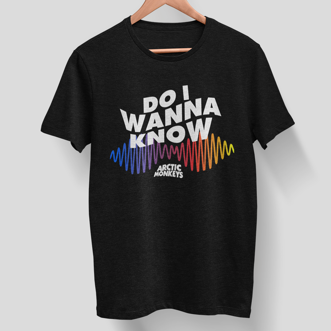Camiseta Arctic Monkeys Do I Wanna Know? - Algodão 100% Unissex | Retrolhama