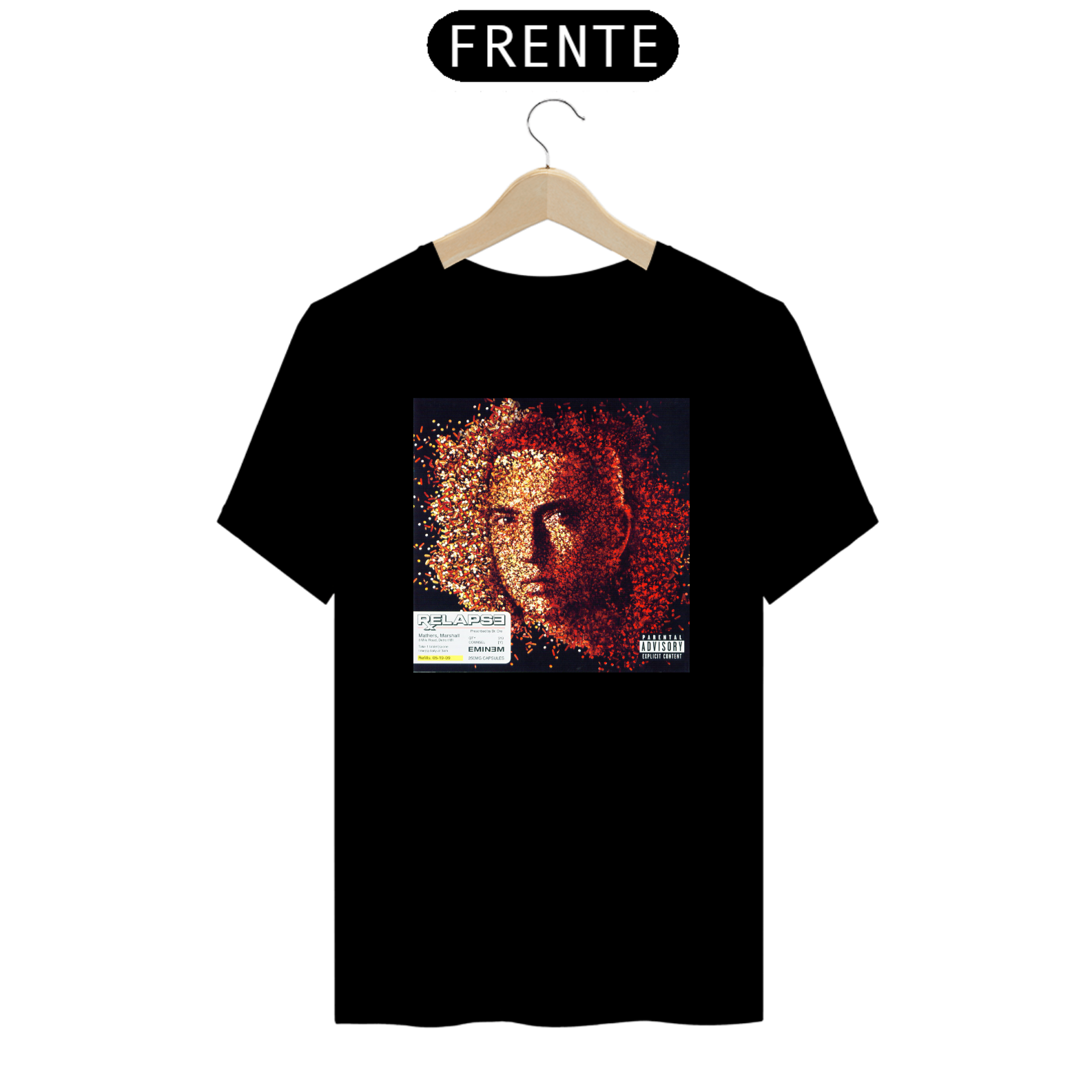 Nome do produto: Camiseta Eminem Relapse