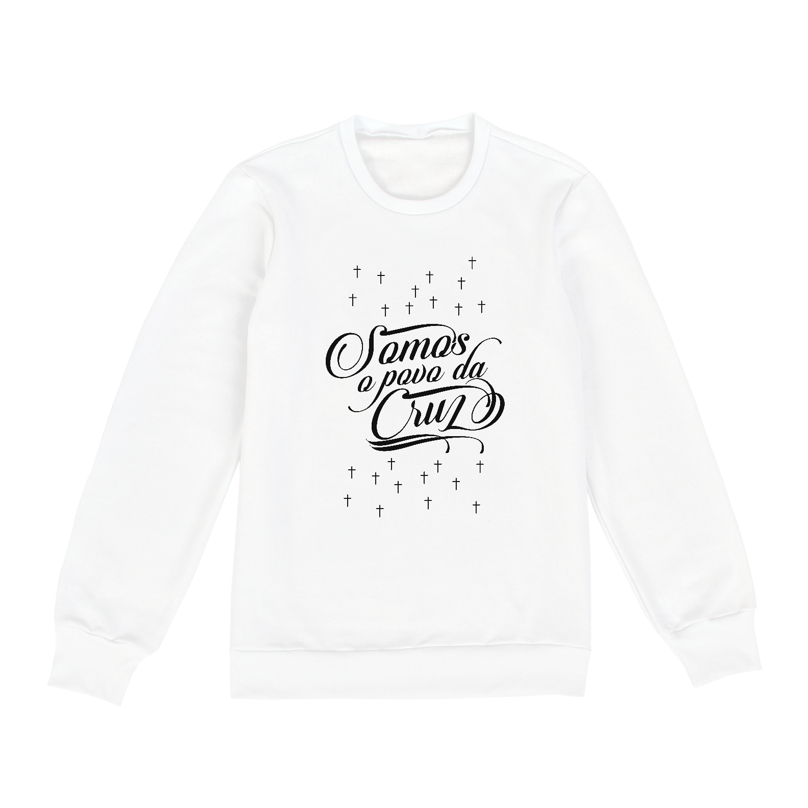 MOLETOM SOMOS O POVO DA CRUZ UNIXEX