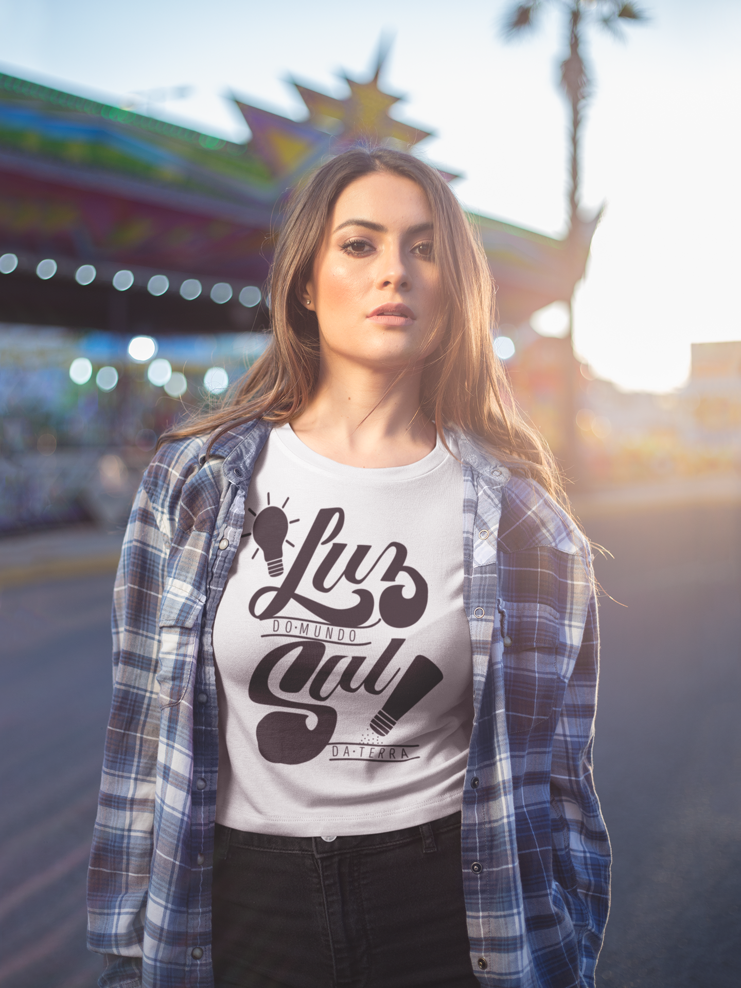 CAMISETA LUZ DO MUNDO E SAL DA TERRA