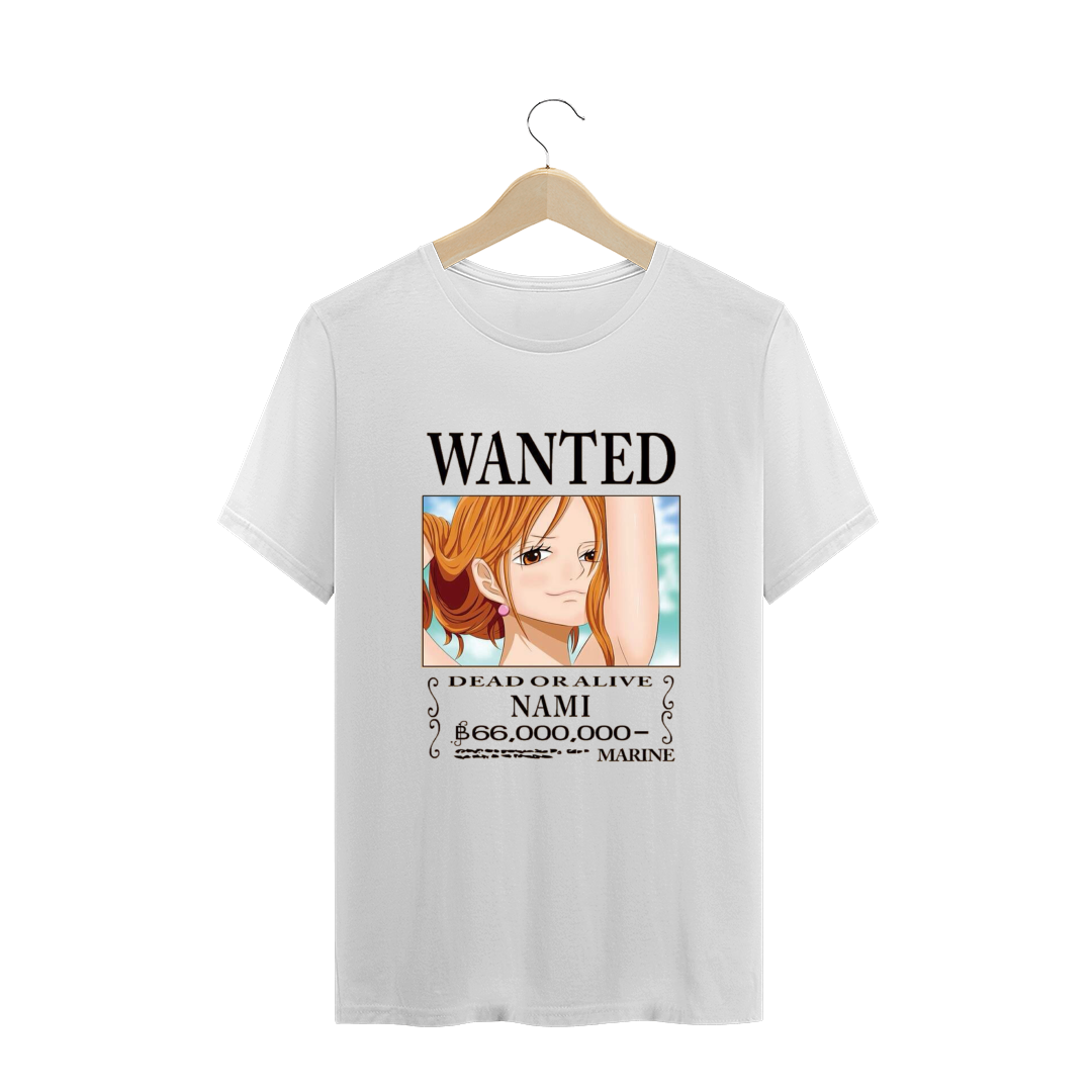 Nome do produto  Camisa Wanted Nami (Unissex)