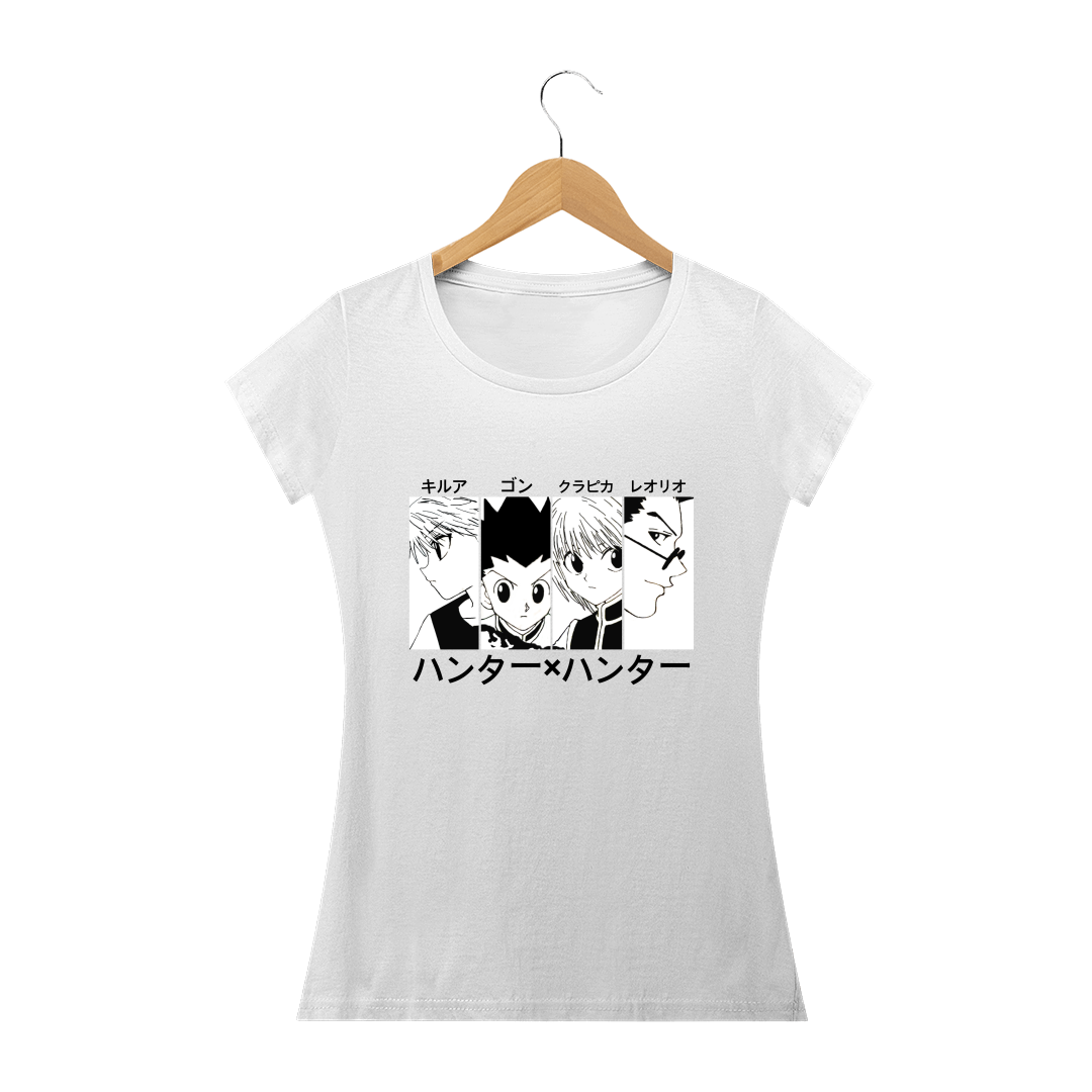 Nome do produto  Camisa Hunter x Hunter Versão Mangá BRANCA (Feminina)