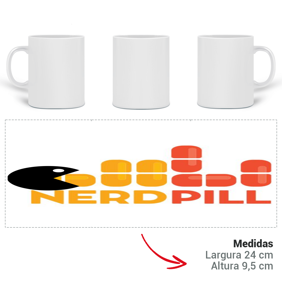 Nome do produto  Xícara - Nerdpill