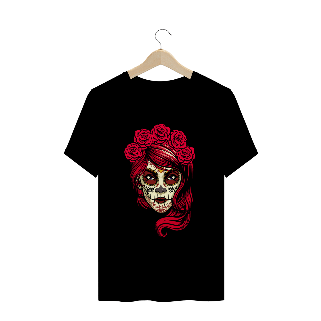 Nome do produto  Camiseta Skull Sugar Lady (caveiras)