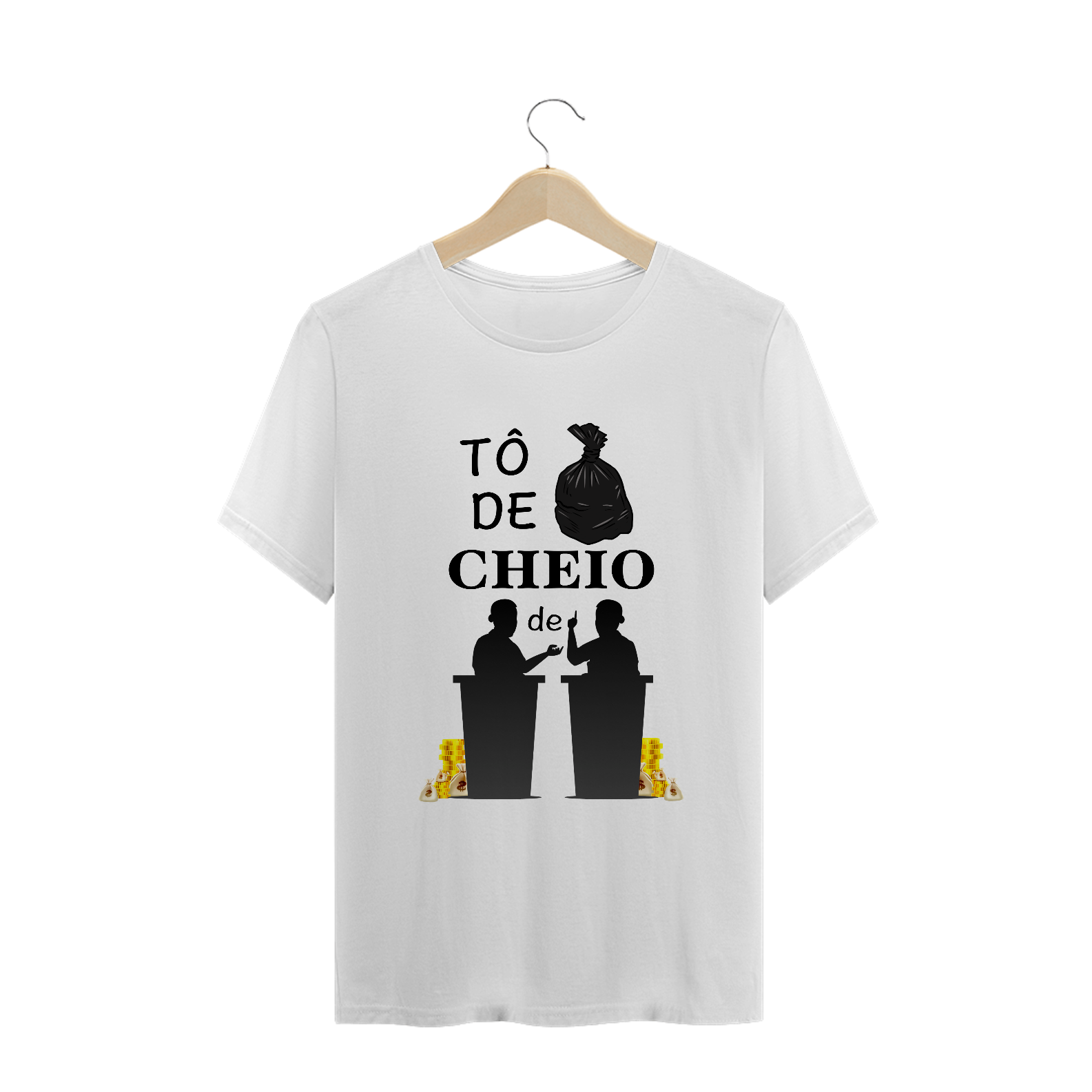 Nome do produto  Camiseta Tô de Saco Cheio de Política