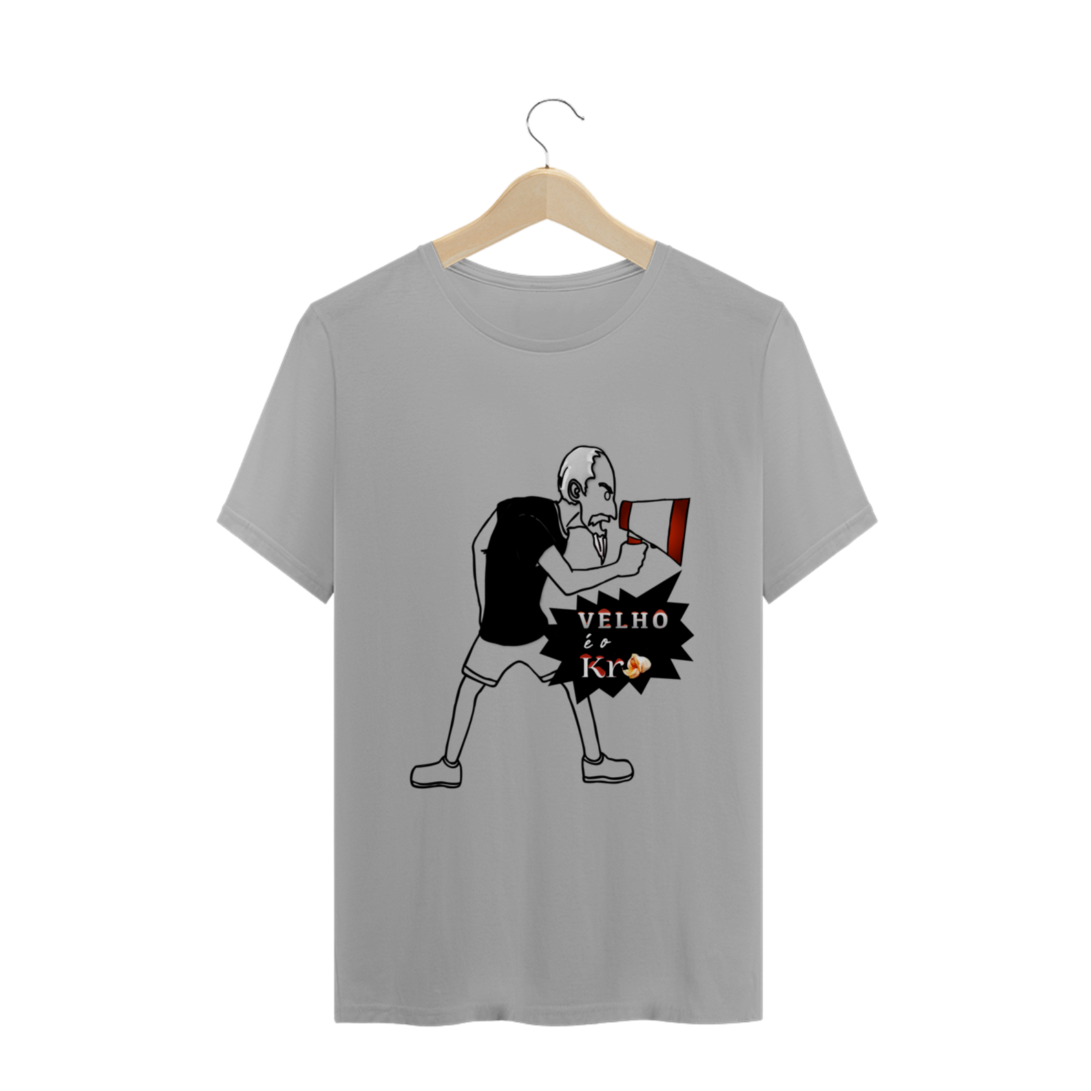 Nome do produto  Camiseta Velho é o K
