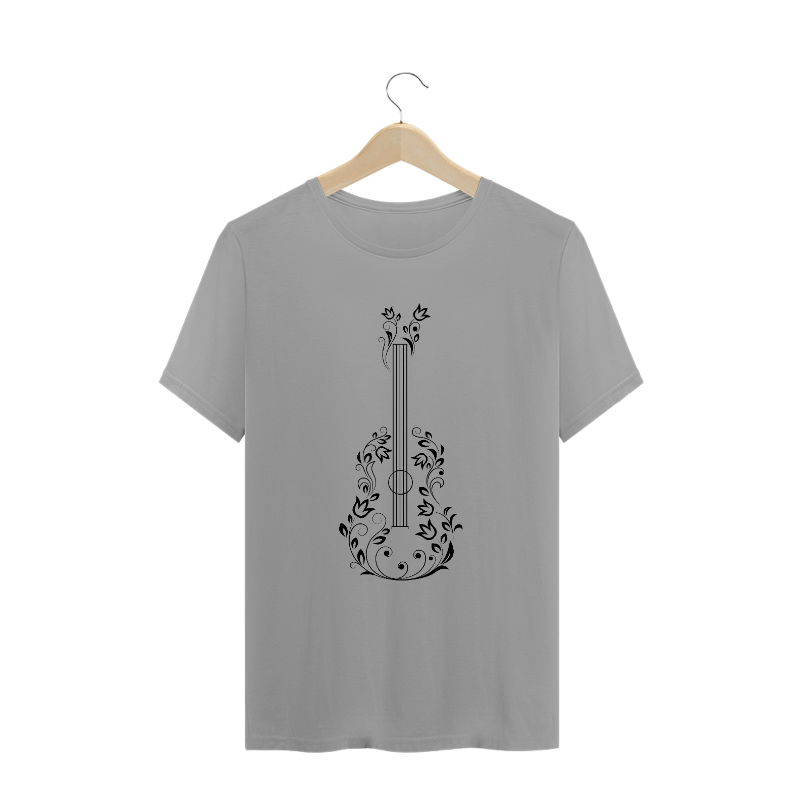 Camiseta - Violão Florido - Varias cores