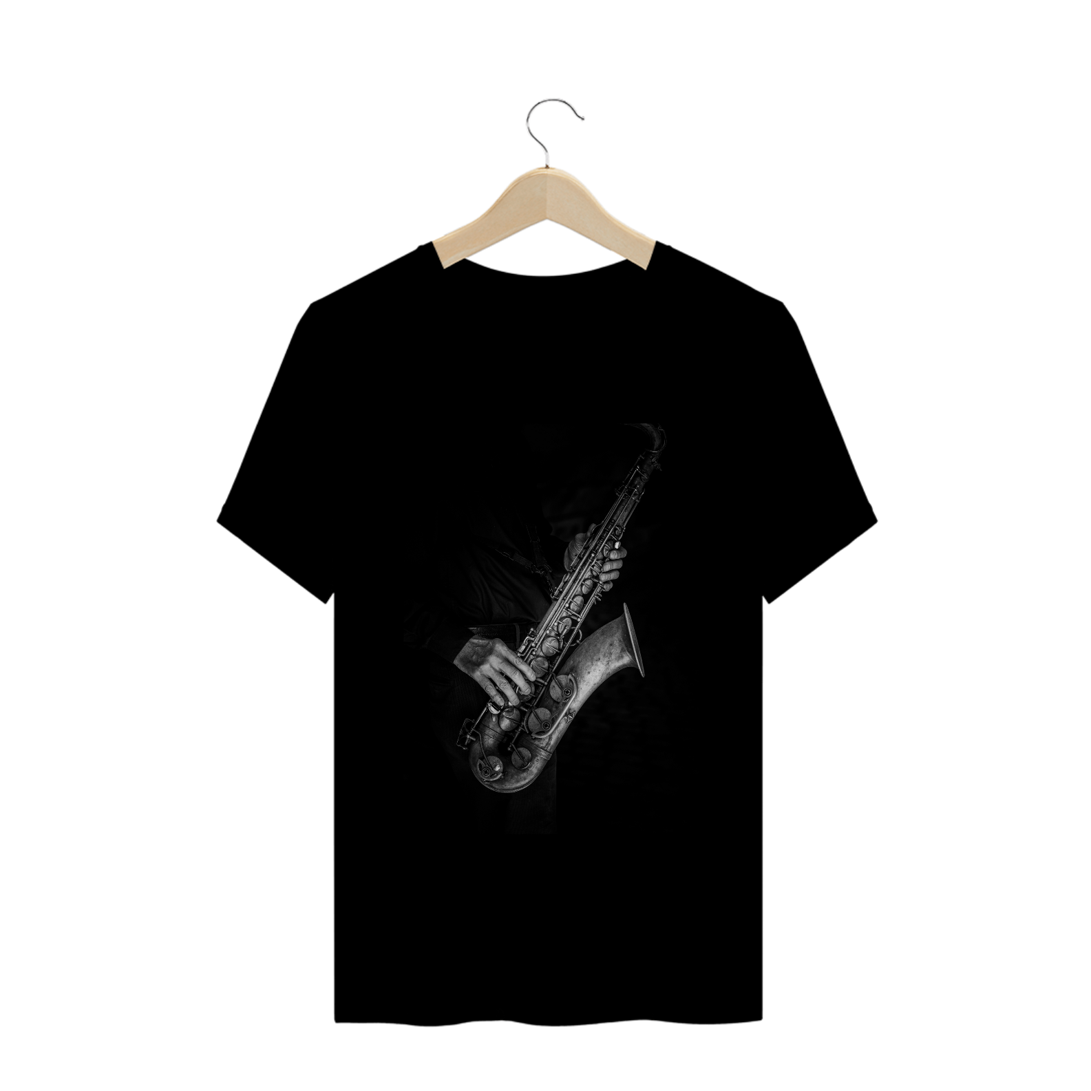 Camiseta Preta Old Sax