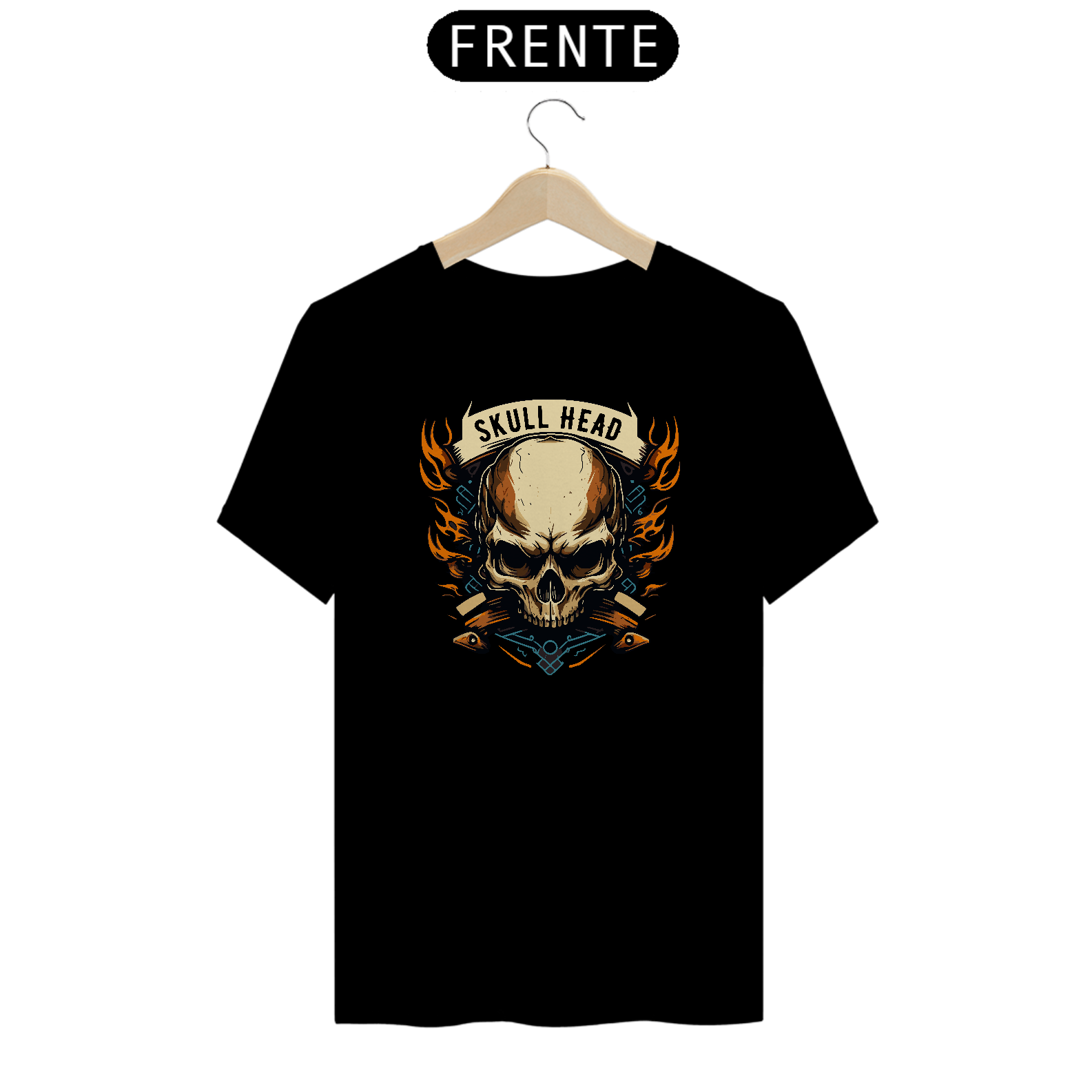 Nome do produto: T-Shirt - Skull Head