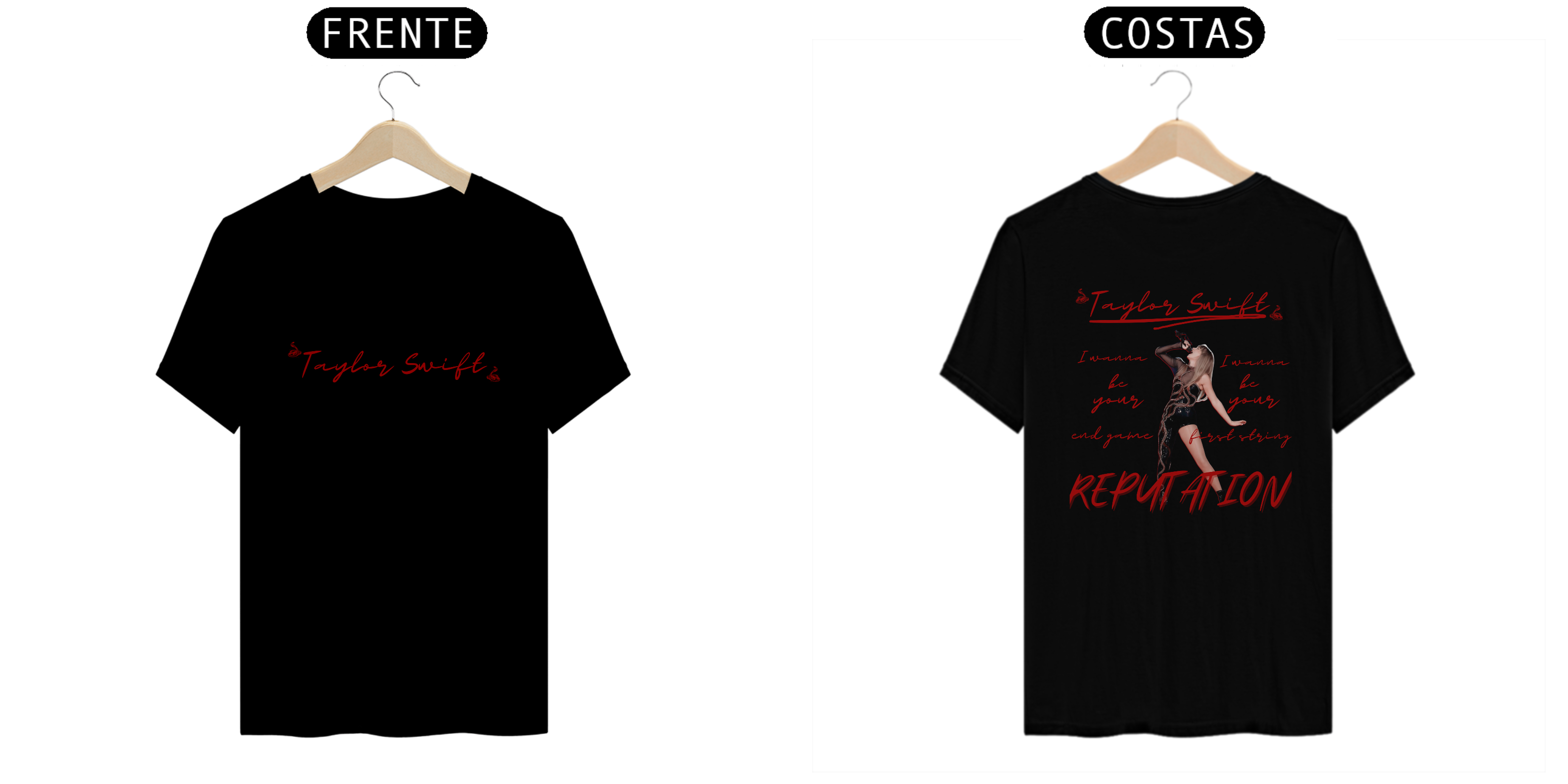 Camiseta Taylor Swift Reputation