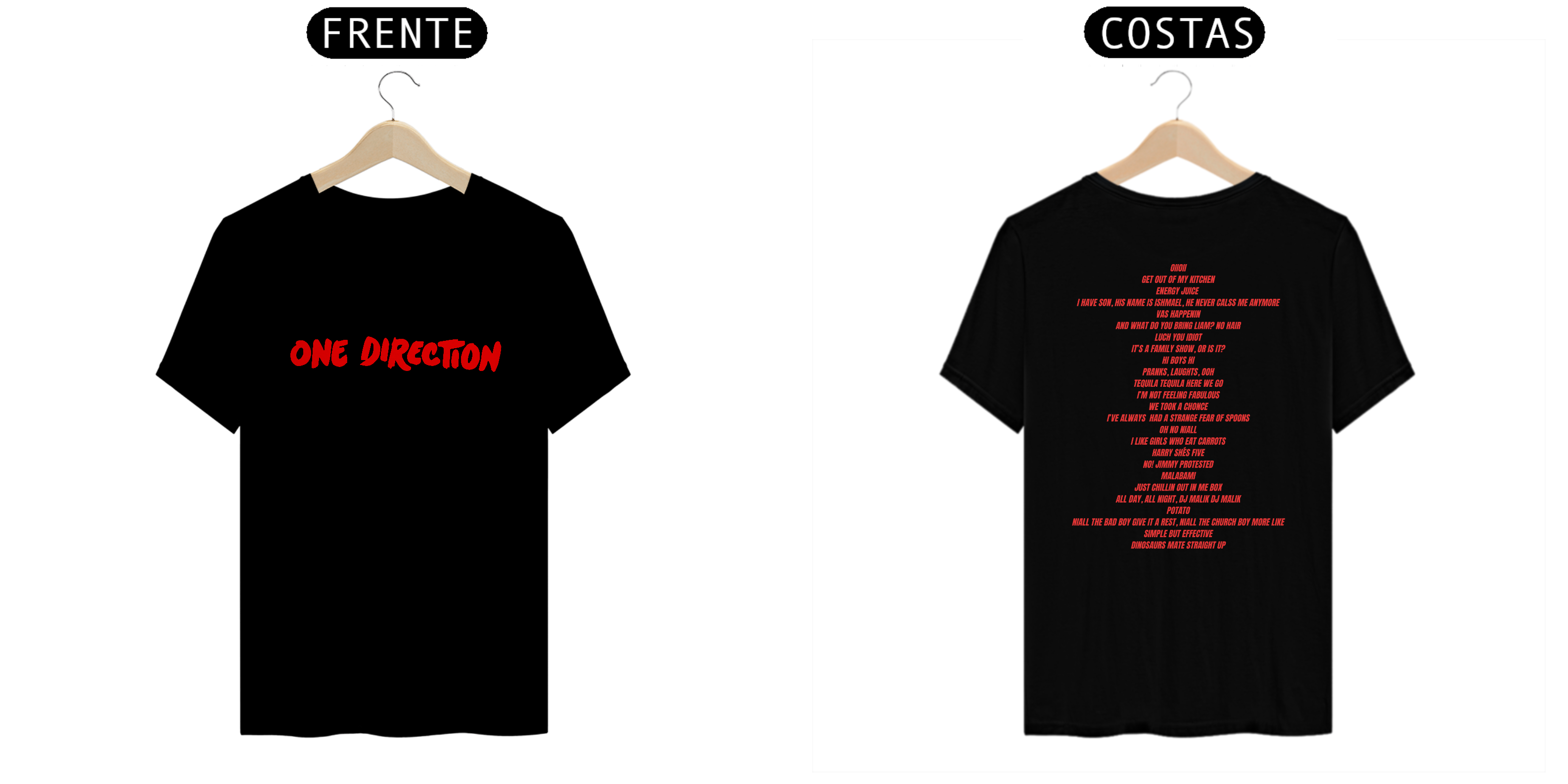 Camiseta One Direction
