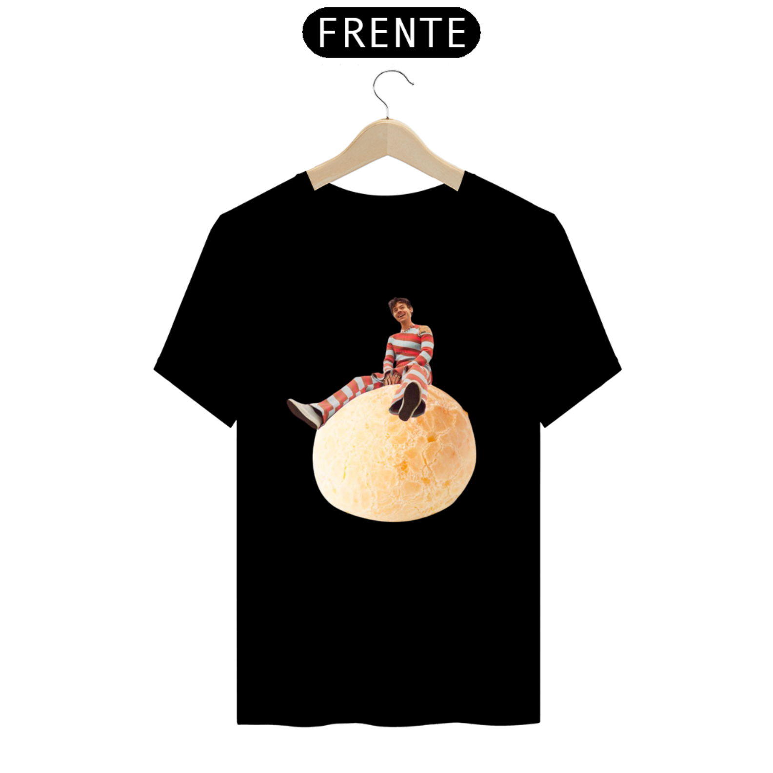 Camiseta Harry Styles Pão de Queijo