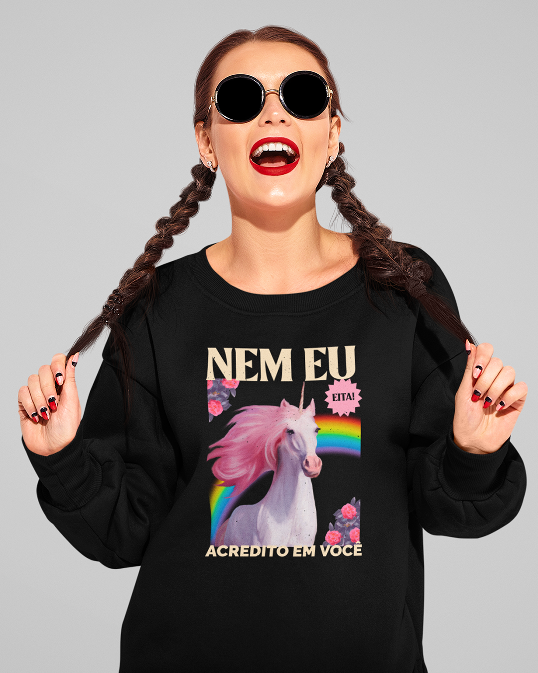 Nome do produto  Moletom Nem Eu 