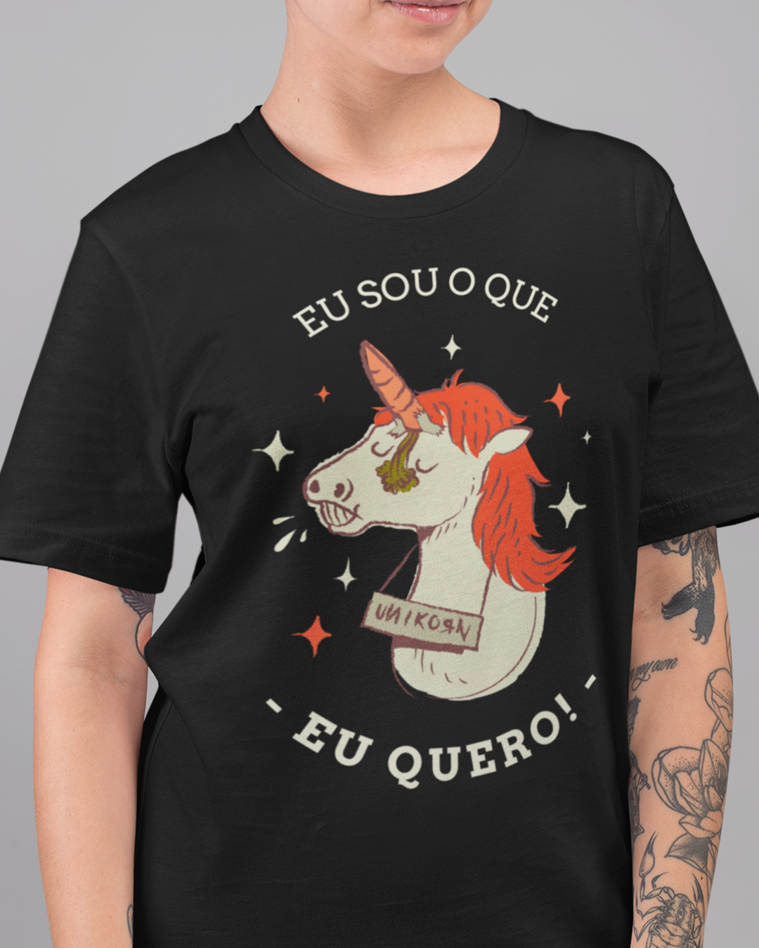 Nome do produto  Camiseta Eu Sou Um Unicórnio 