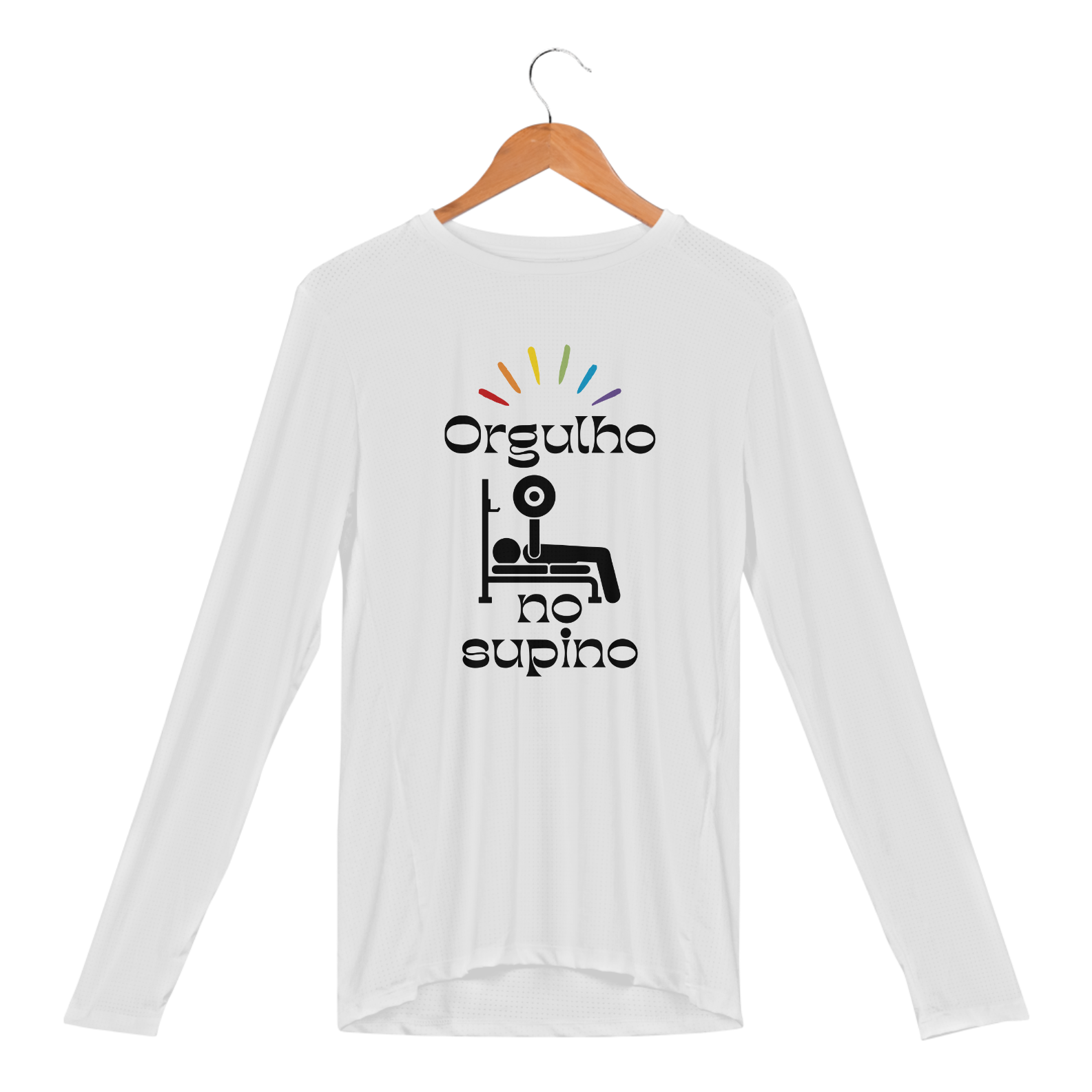 Orgulho no Supino / Camiseta Manga Longa Sport Dry UV