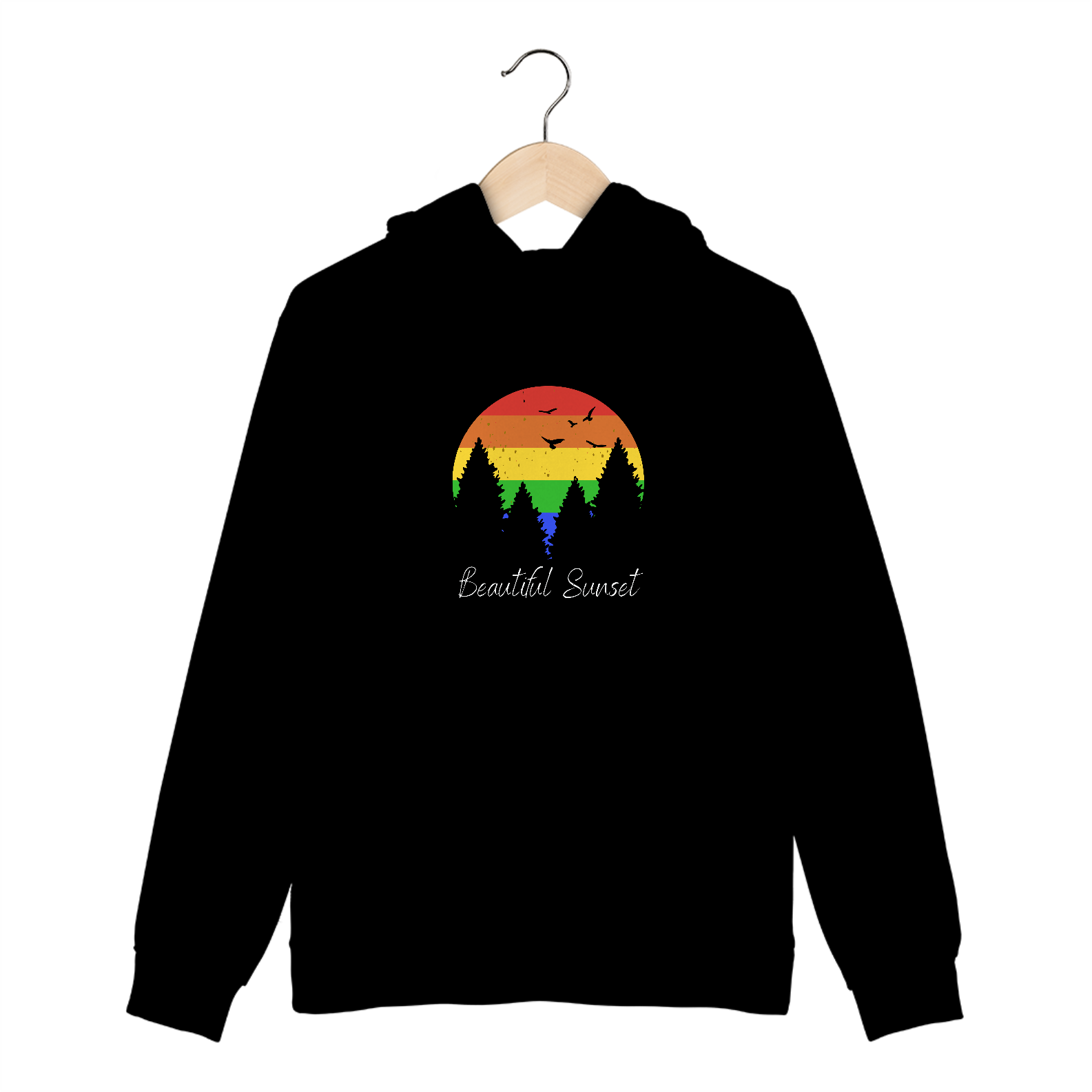 Lgbt+ Sunset / Moletom Canguru 