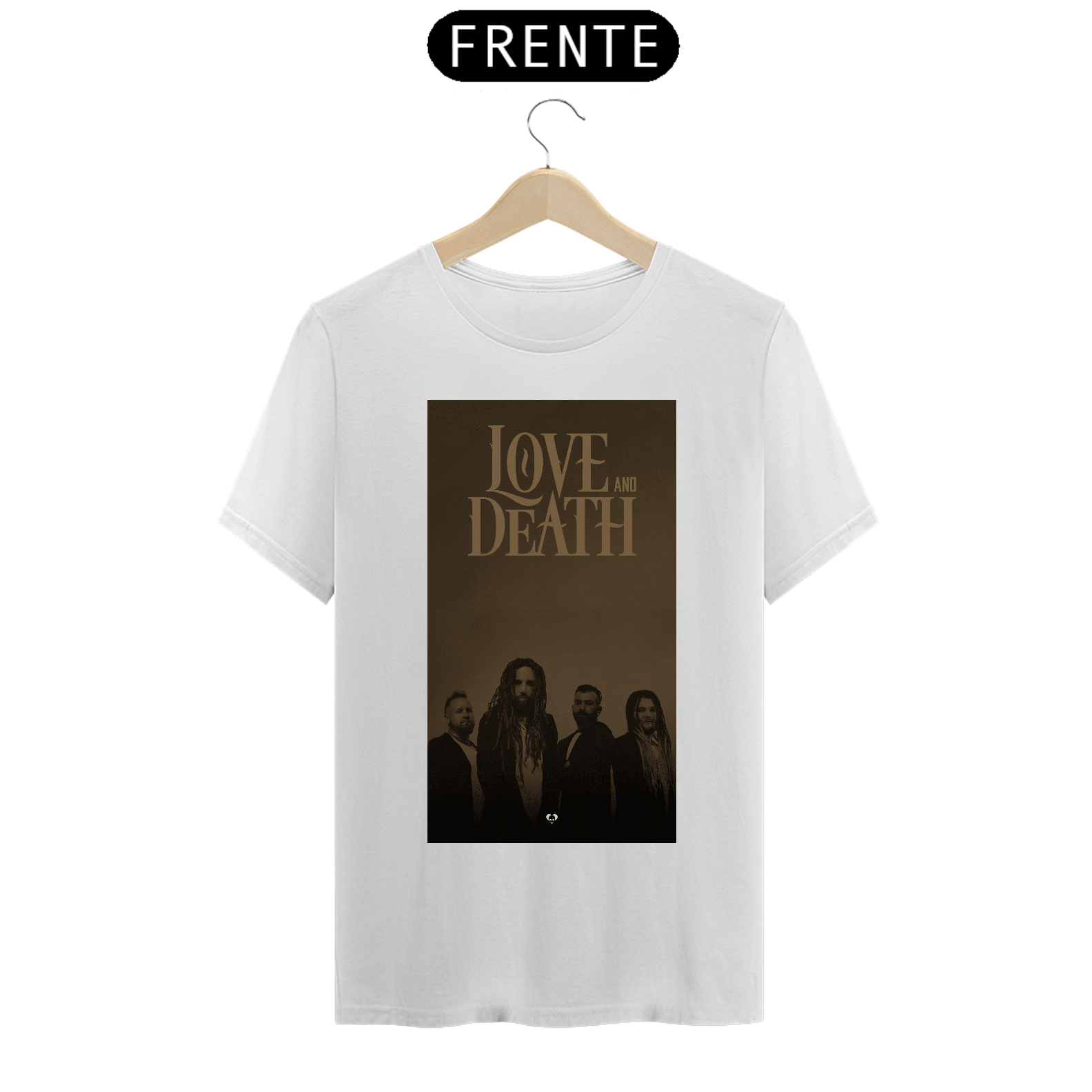 Camiseta Básica - Love and Death