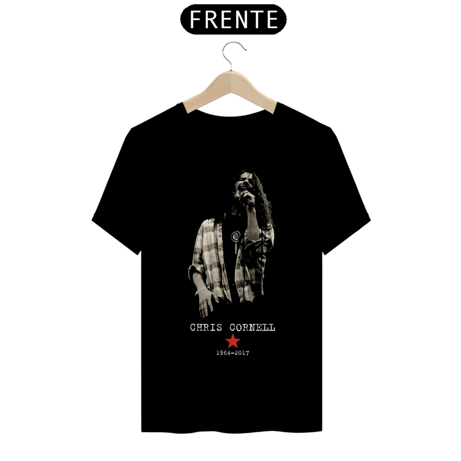 Camiseta Básica - Chris Cornell