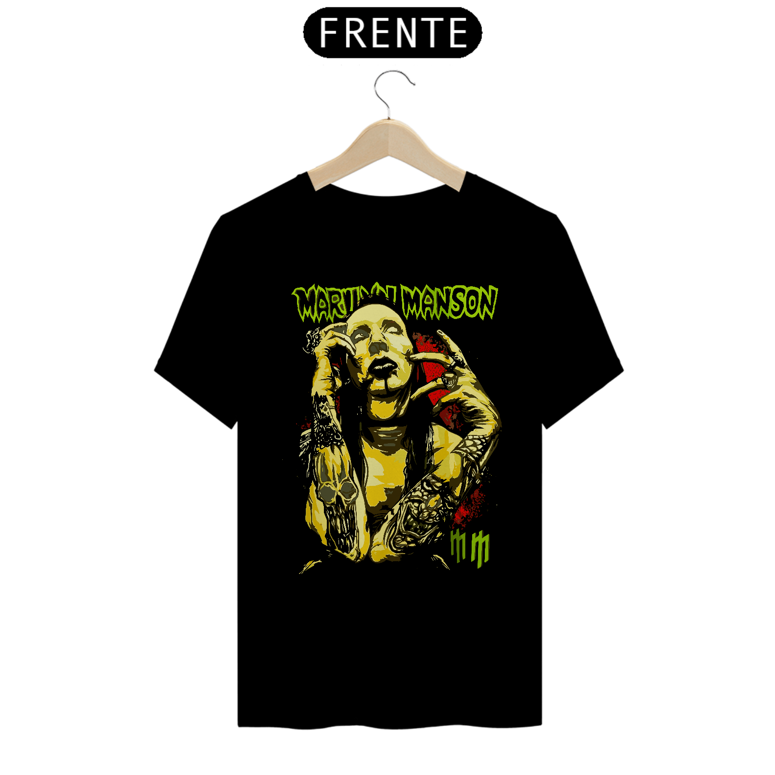 Camiseta Básica - Marilyn Manson