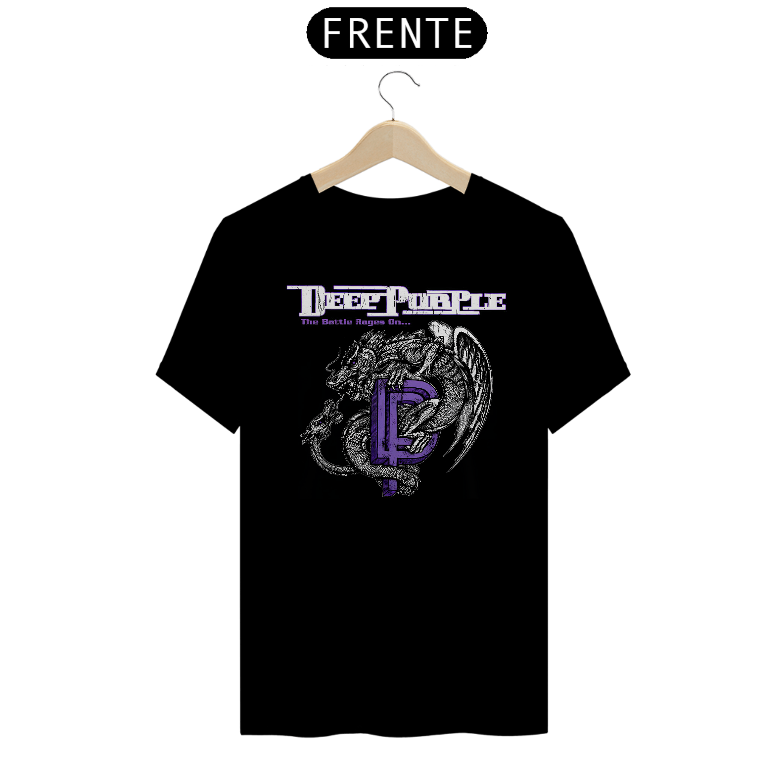 Camiseta Básica - Deep Purple