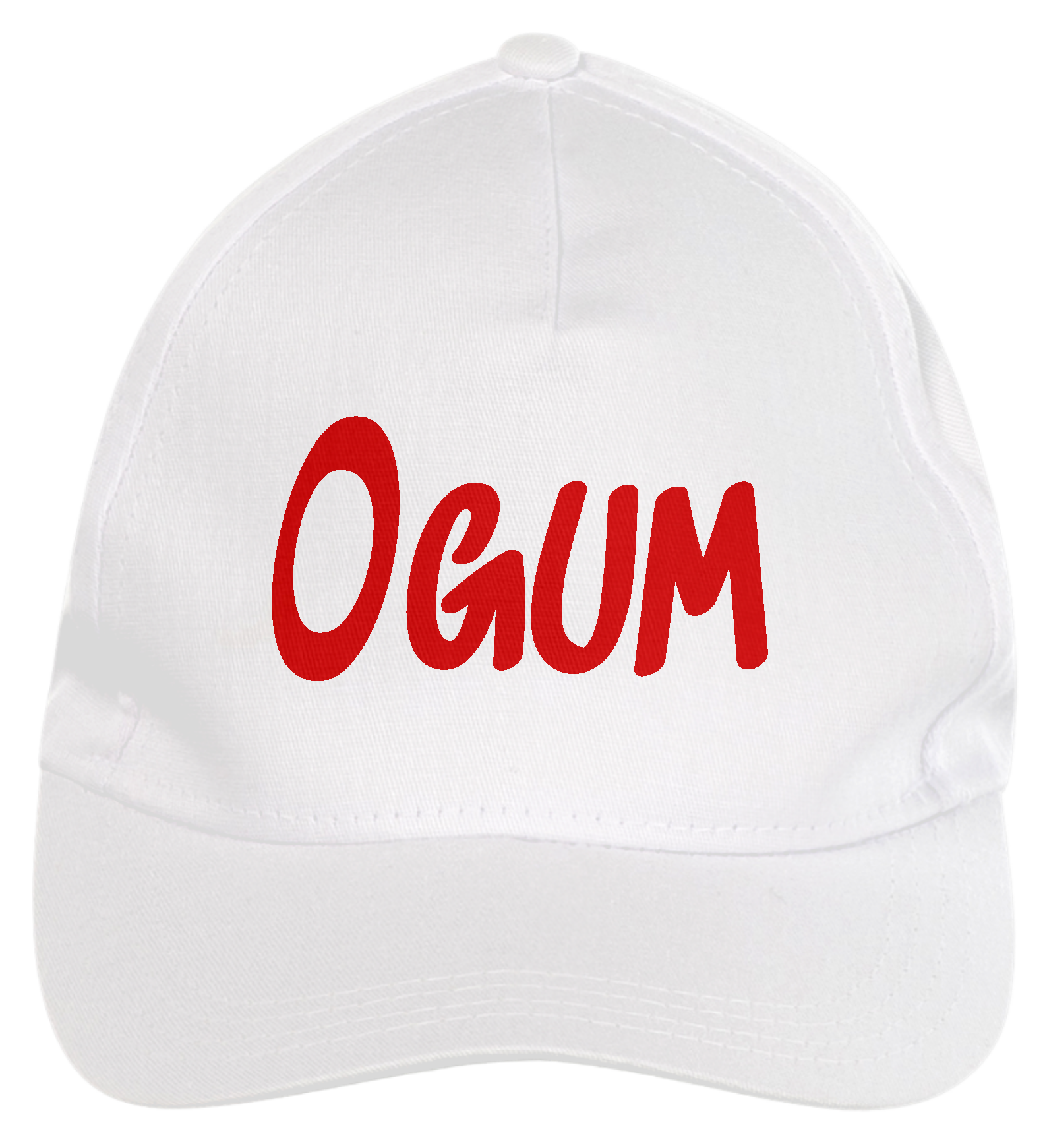 Nome do produto  Boné Brim Branco - OGUM
