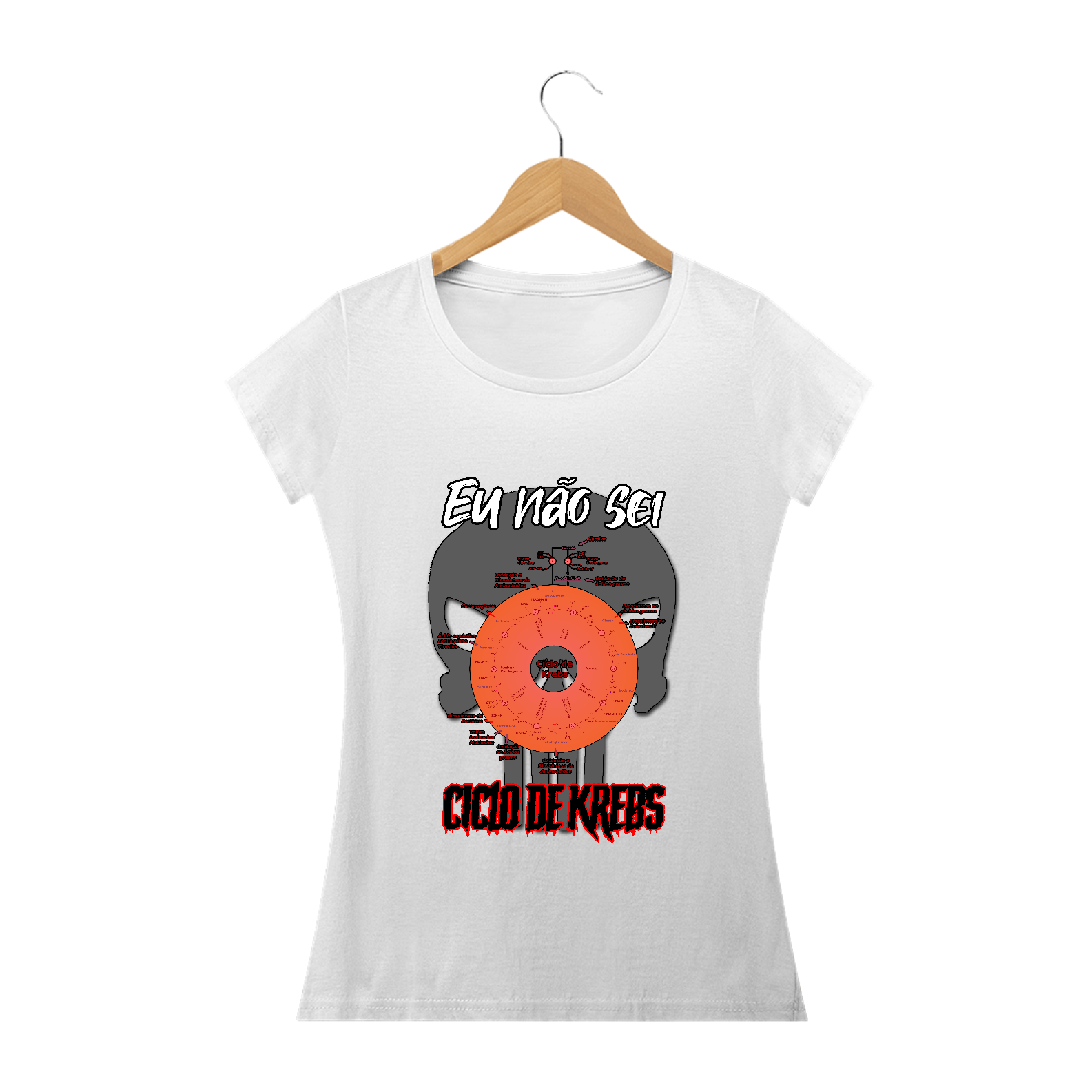Camiseta Eu Não Sei Ciclo de Krebs - Baby