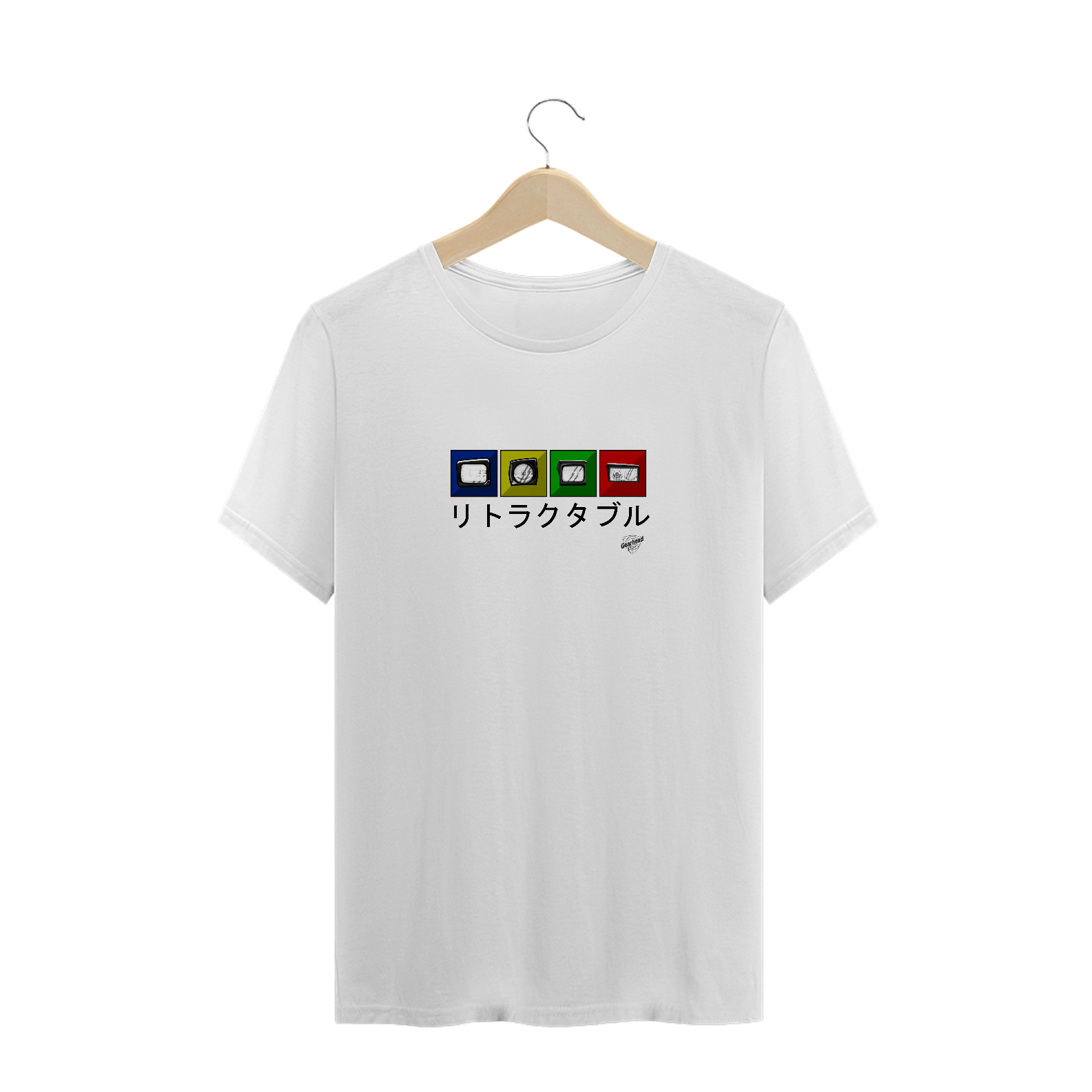 Camiseta Plus Size Escamoteáveis Branca