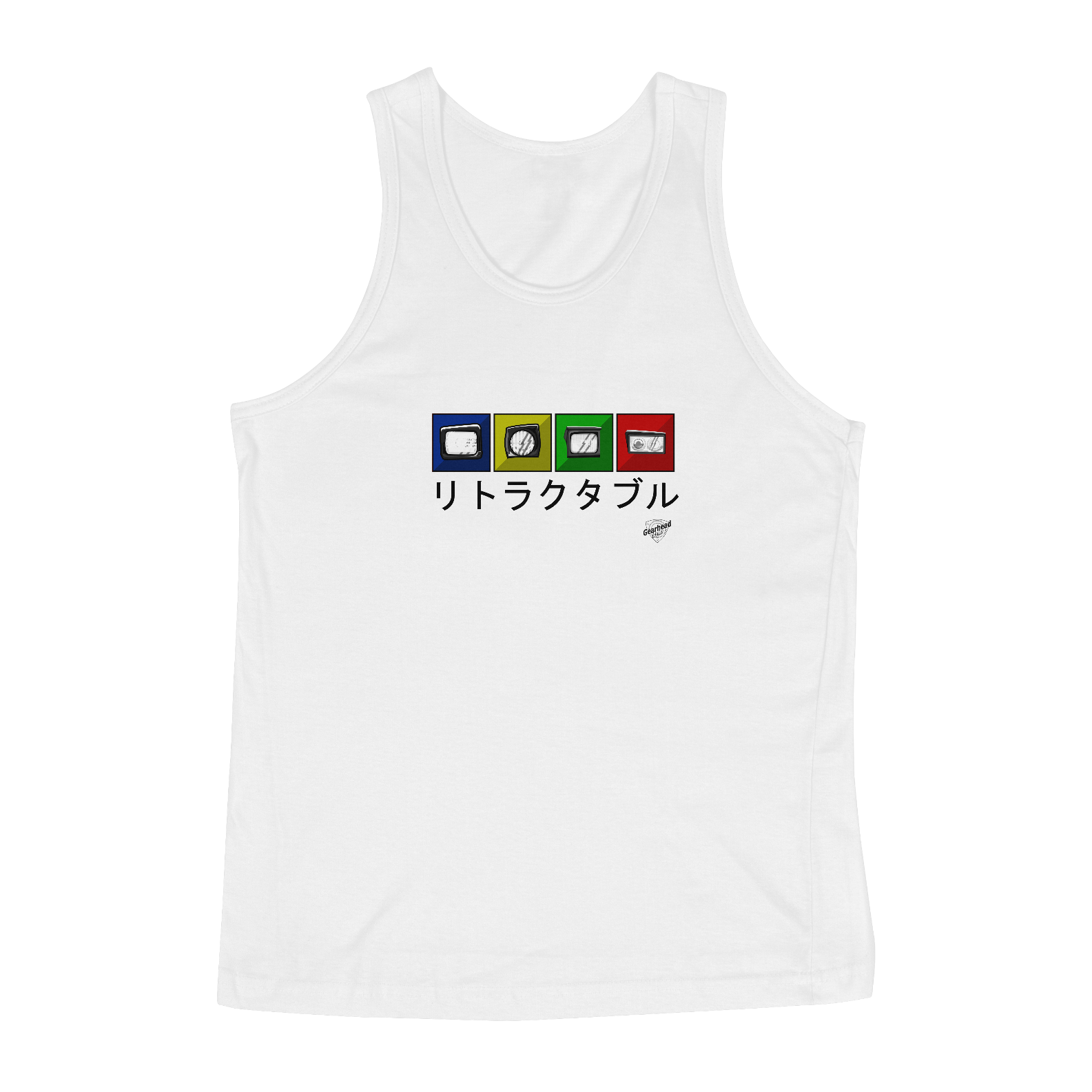 Camiseta Regata Escamoteáveis Branca