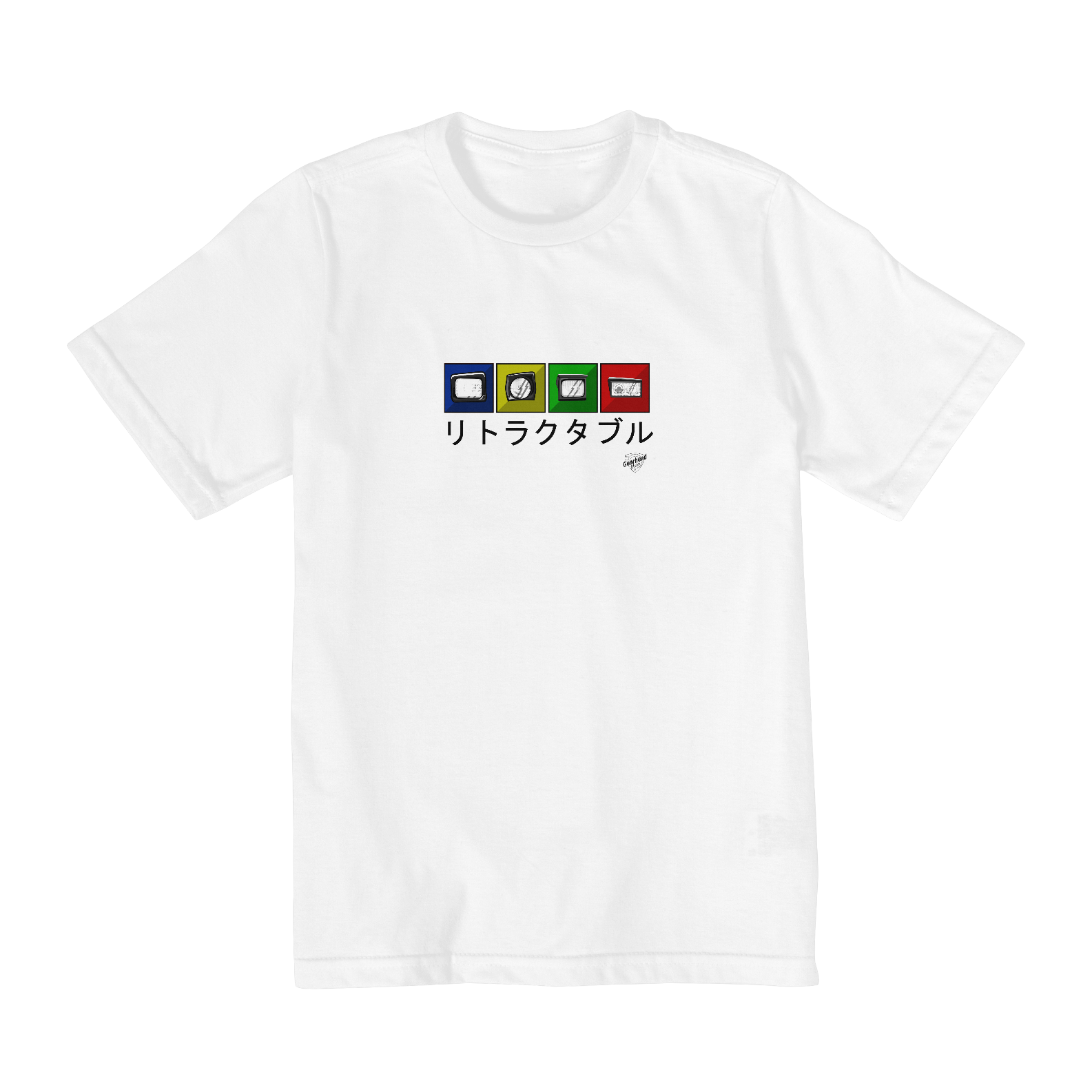 Camiseta Infantil Escamoteáveis Branca