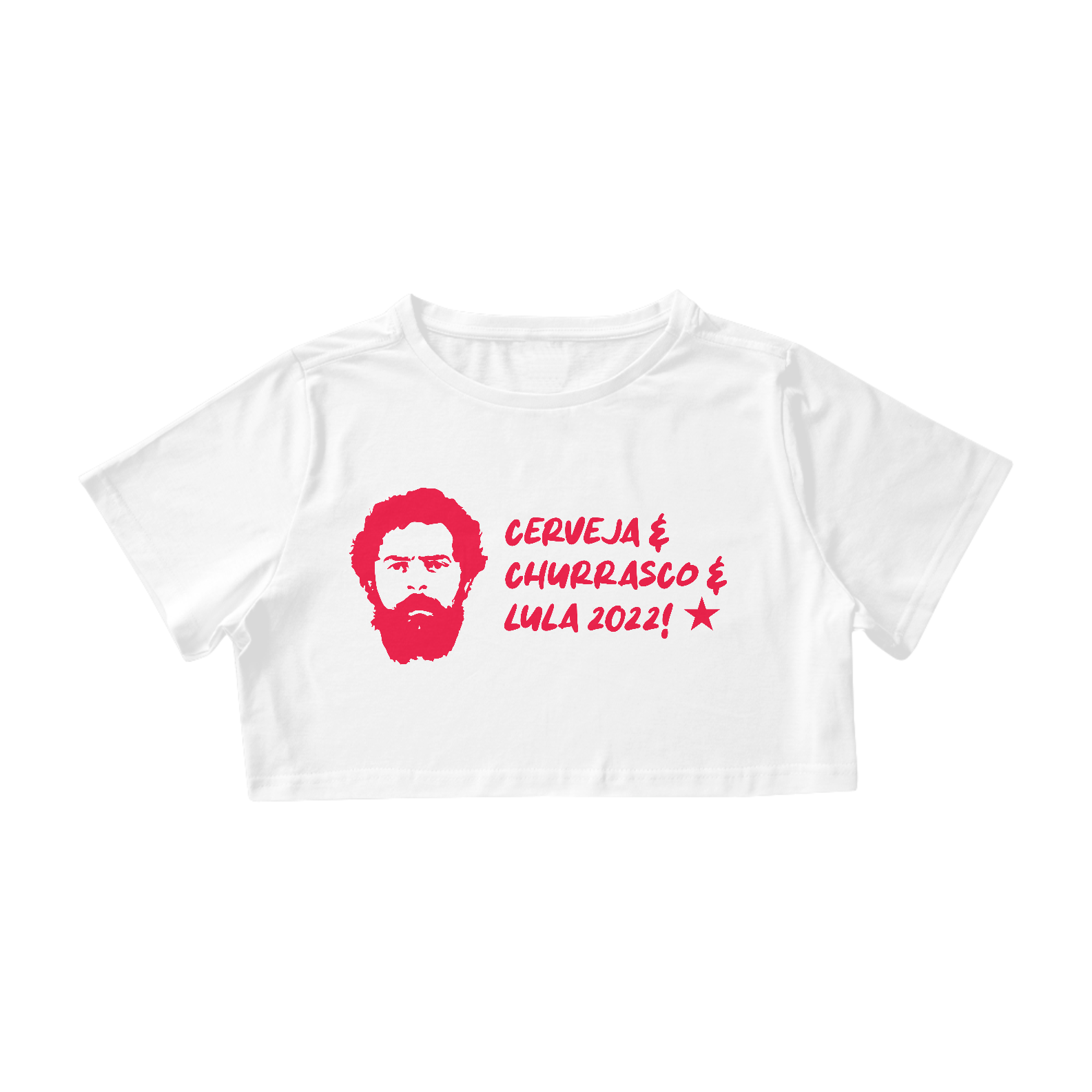 Nome do produto  Cropped Lula 2022