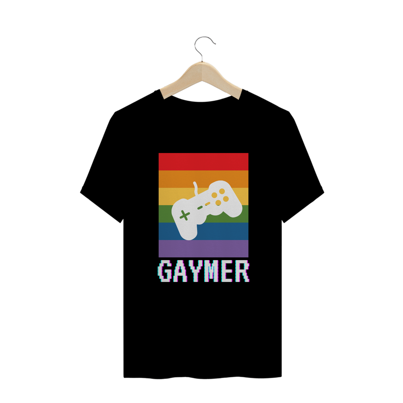 Nome do produto  Camiseta Gaymer Preta