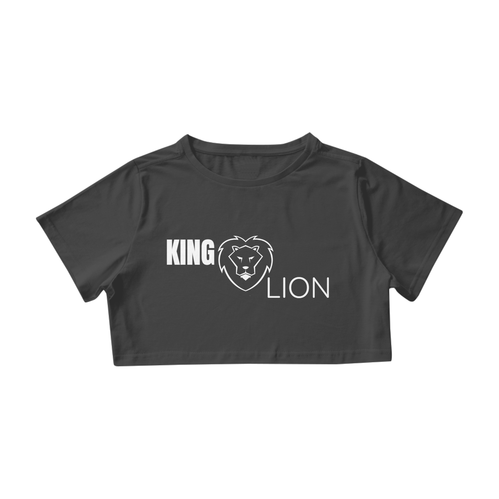 Nome do produto  Camisa Cropped - King Lion