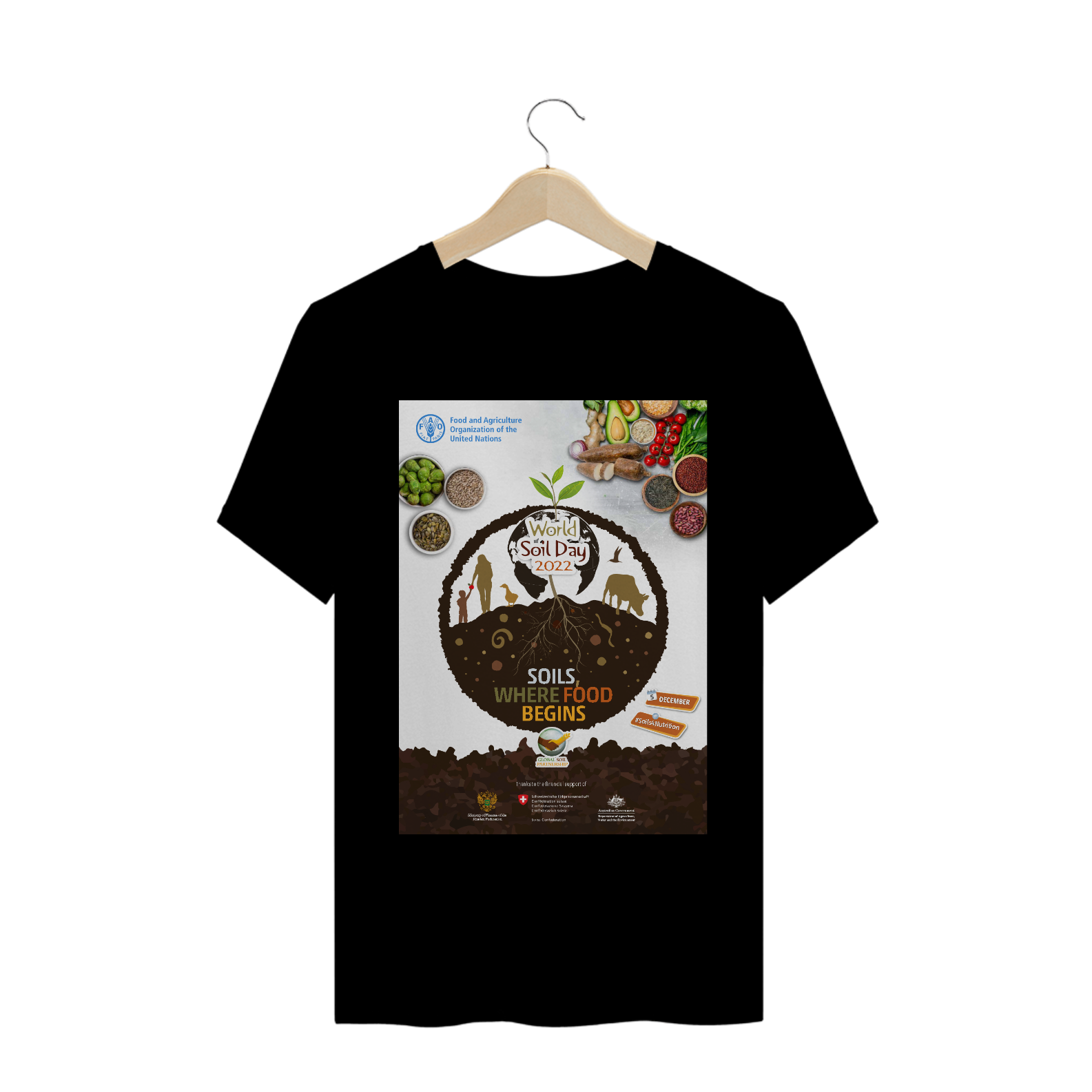 Nome do produto  camiseta SOIL FAO