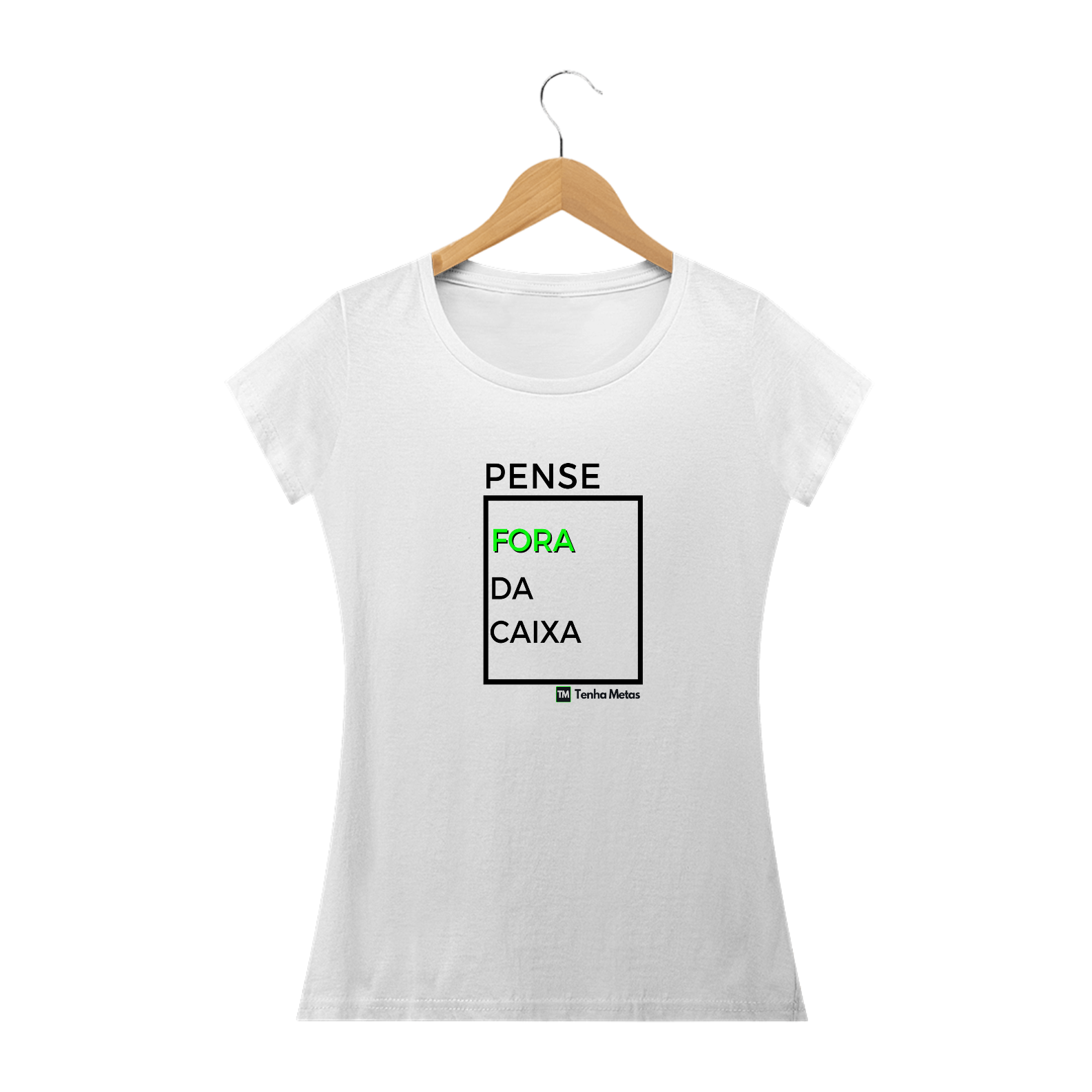 Nome do produto  Baby Look - Pense fora da caixa