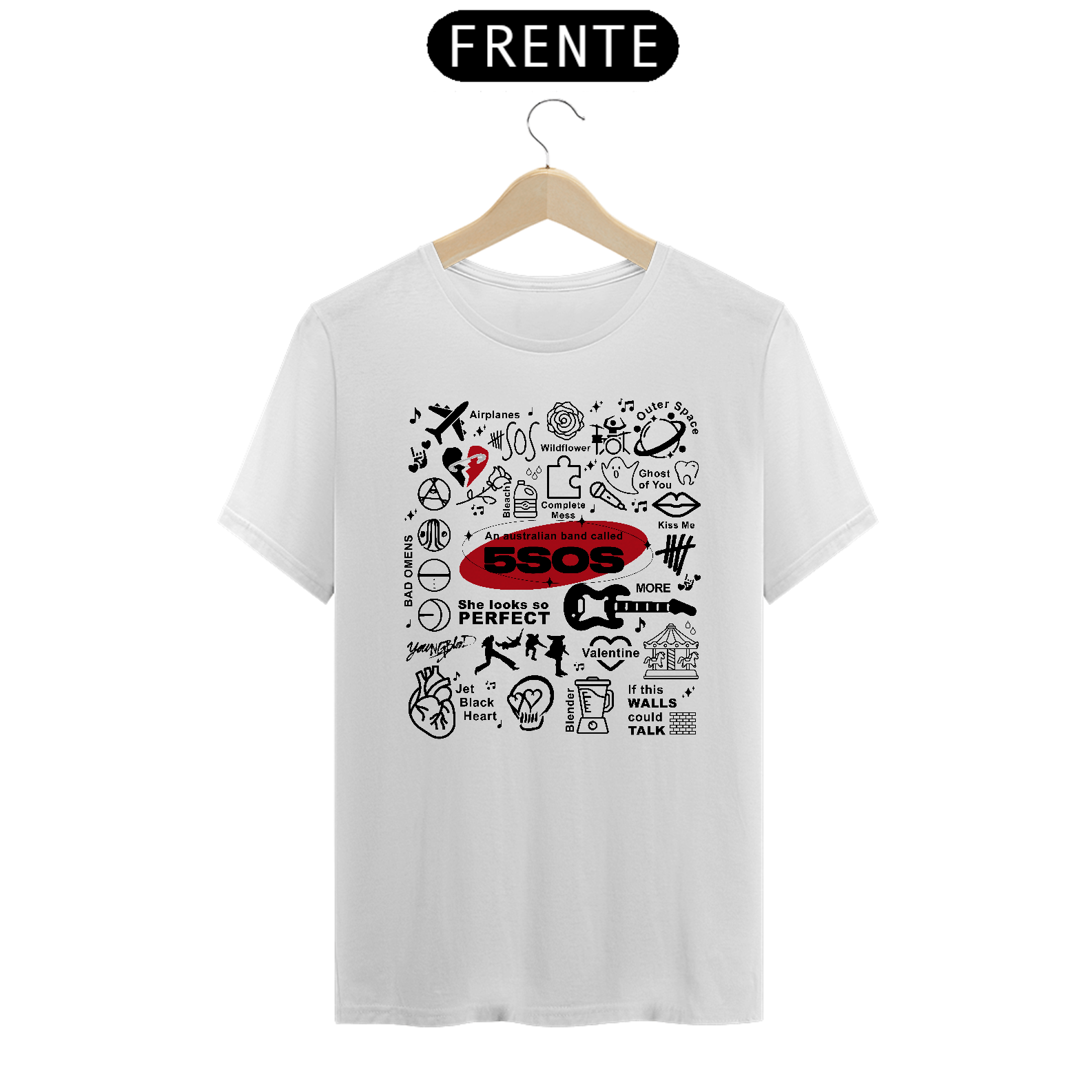 Camiseta 5SOS - Eras