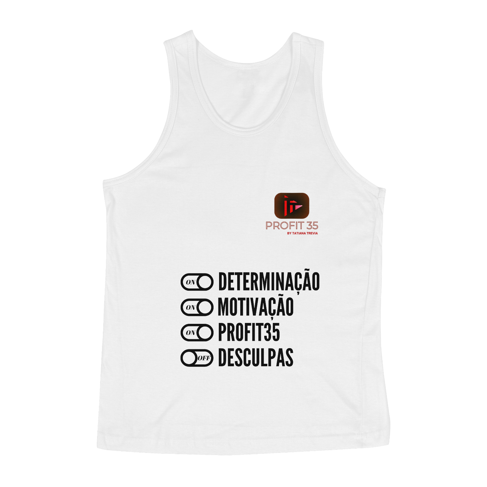 Nome do produto  Camiseta Unissex Profit35 - Motivação