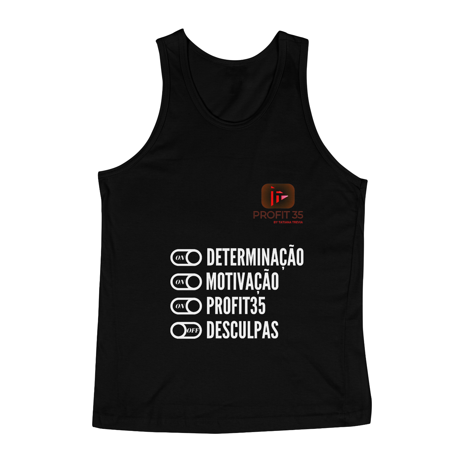 Nome do produto  Camiseta Unissex Profit35 - Motivação