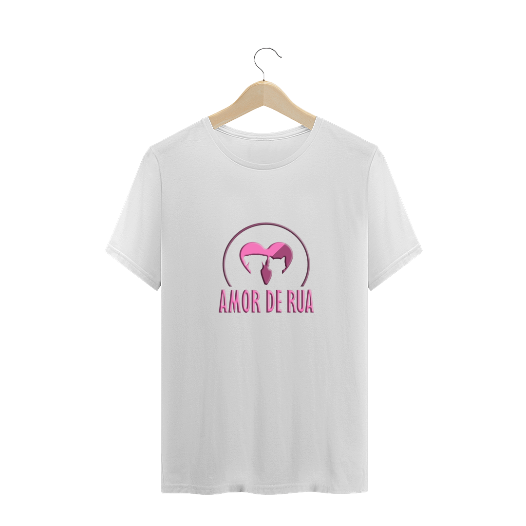 Nome do produto  Camiseta Amor de Rua rosa