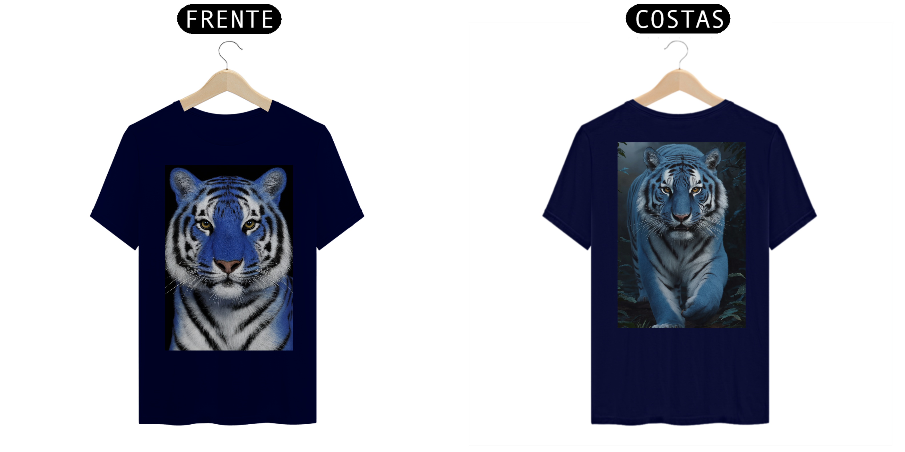 [ESPECIAL] Tigre Azul [Imagem Criada - Frente e Verso]