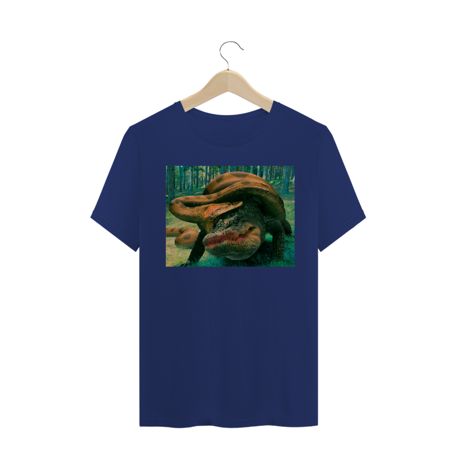 ANACONDA VS CROCODILIANO (ILUSTRAÇÃO)